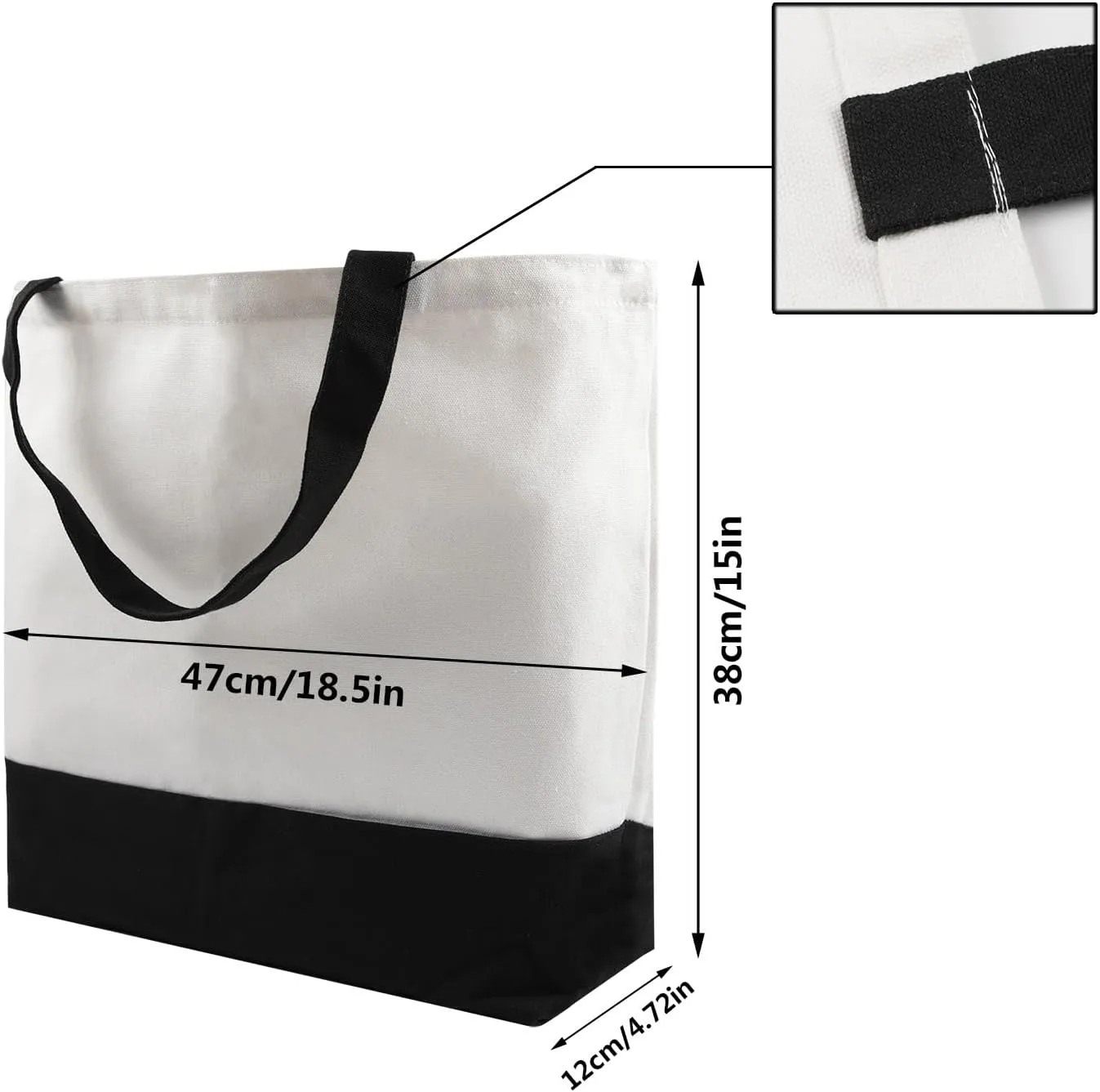 5 pcs Sublimation Tote Bags,polyester tote bags for sublimation, blank canvas tote bags for DIY Crafting and Decorating