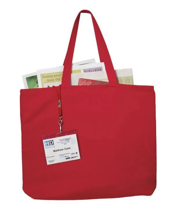 72 ct Heavy Cotton Denim Convention Tote Bag - By Case