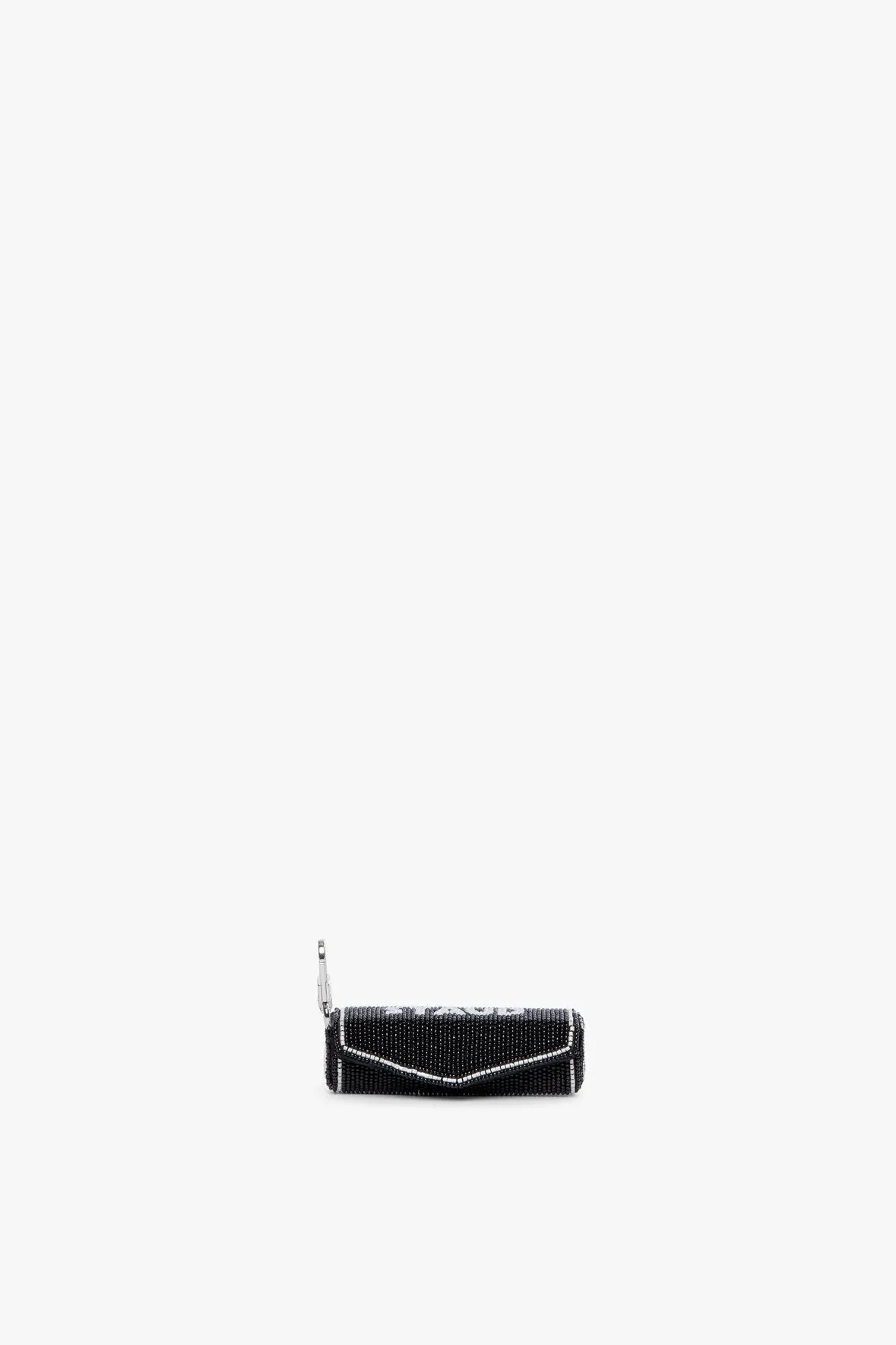 BEADED LIPSTICK CASE | BLACK YIN YANG