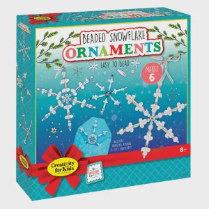 Beaded Snowflake Ornaments