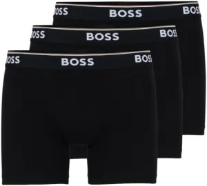 BOSS Men's Stretch Cotton 3 Pack Boxer Briefs
