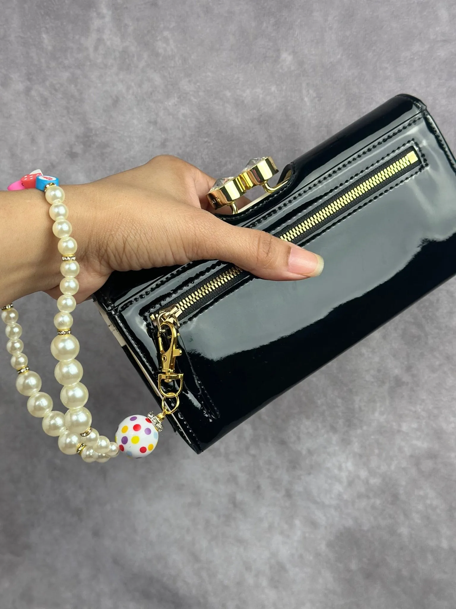 Bubble Gum Beaded Wristlet Strap for Wallets/ Phone Cases