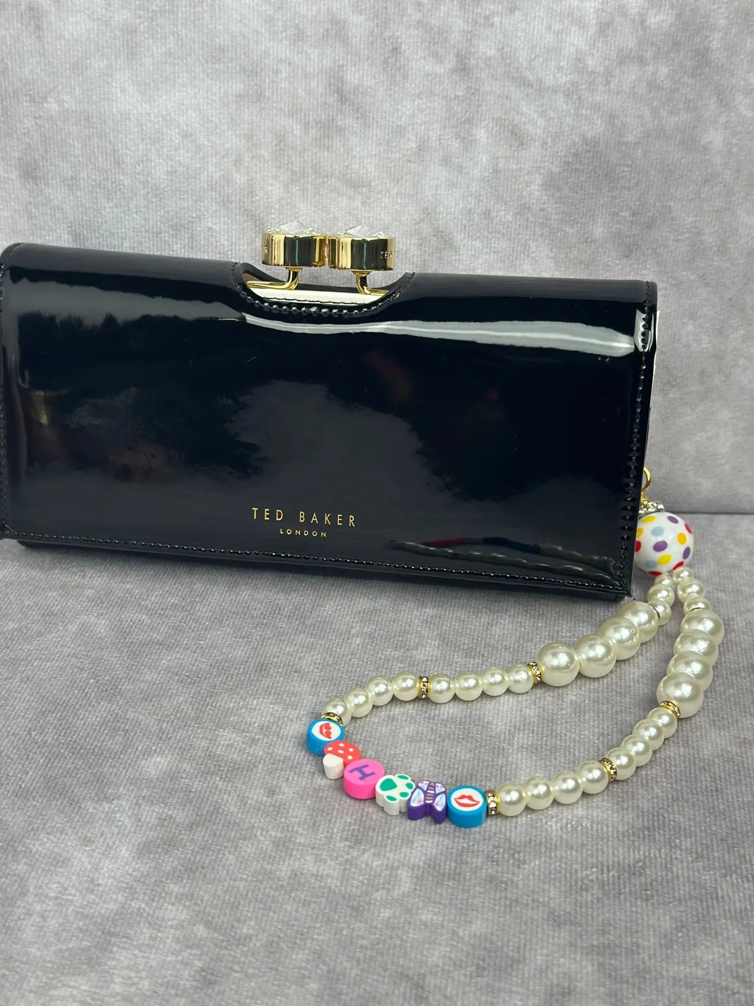 Bubble Gum Beaded Wristlet Strap for Wallets/ Phone Cases