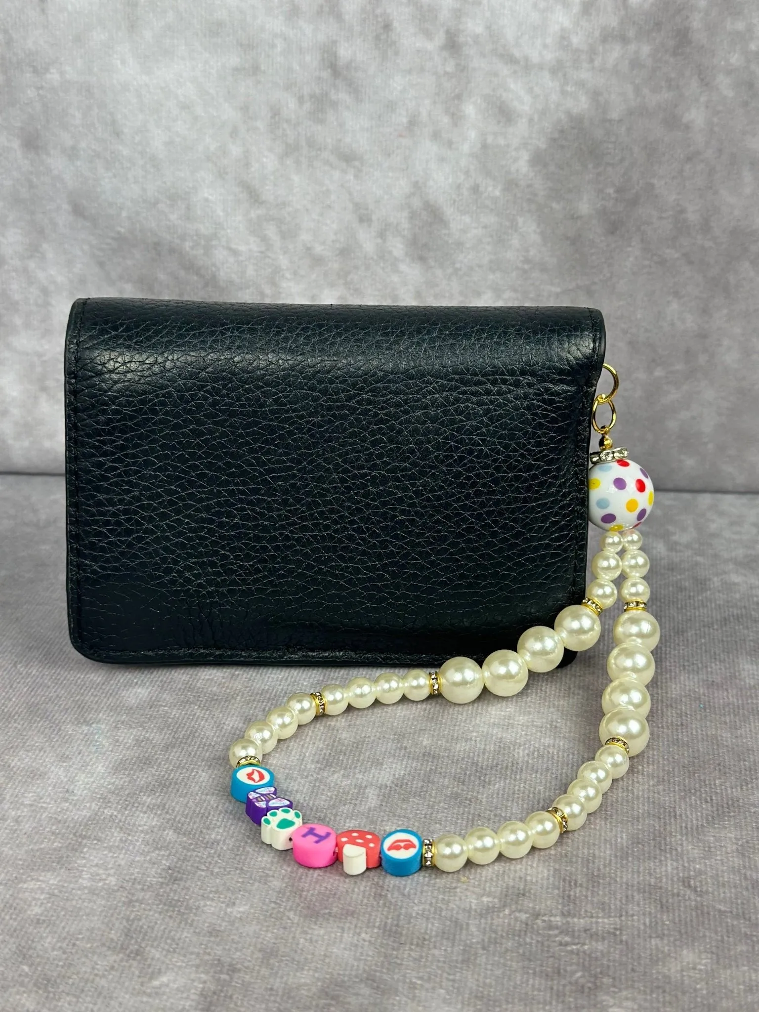 Bubble Gum Beaded Wristlet Strap for Wallets/ Phone Cases
