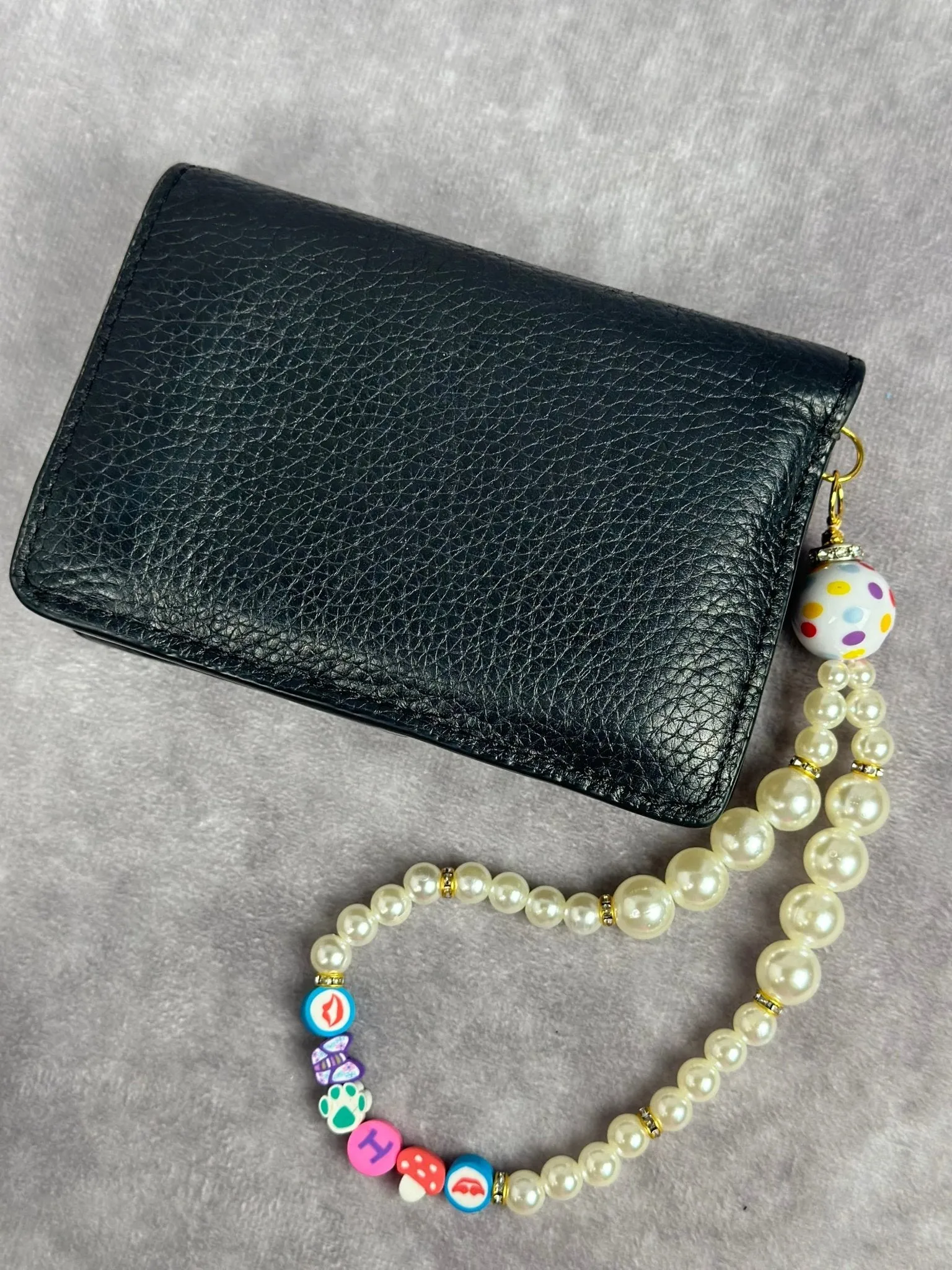 Bubble Gum Beaded Wristlet Strap for Wallets/ Phone Cases