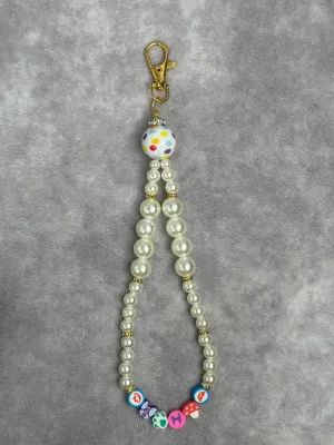 Bubble Gum Beaded Wristlet Strap for Wallets/ Phone Cases