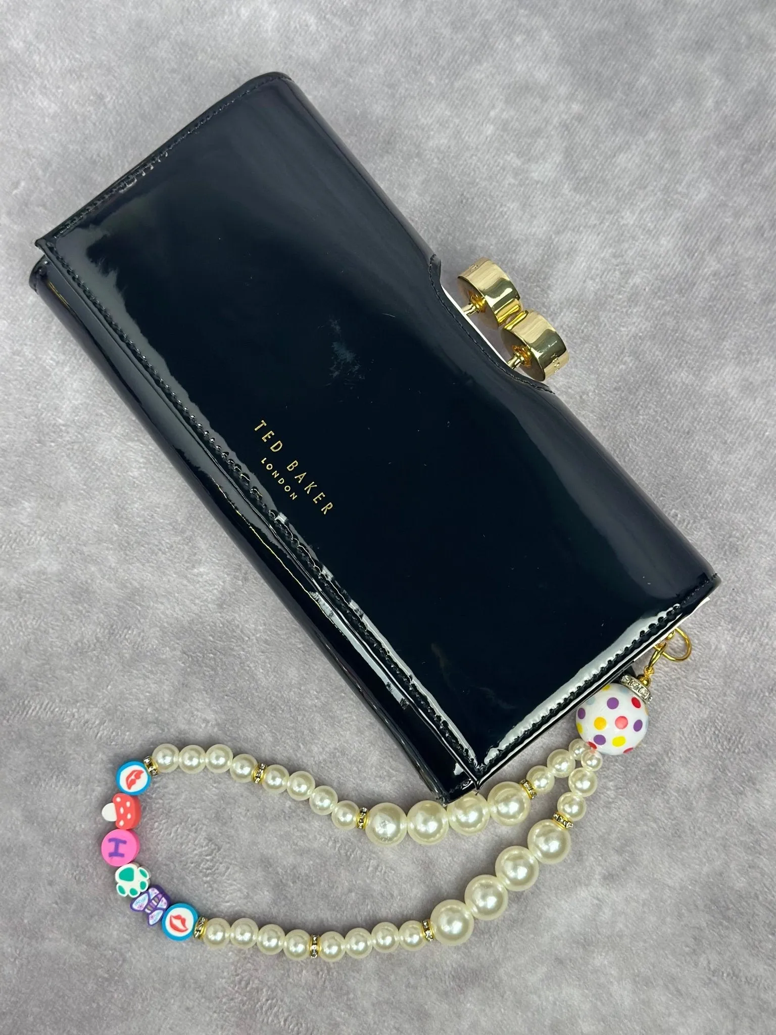 Bubble Gum Beaded Wristlet Strap for Wallets/ Phone Cases