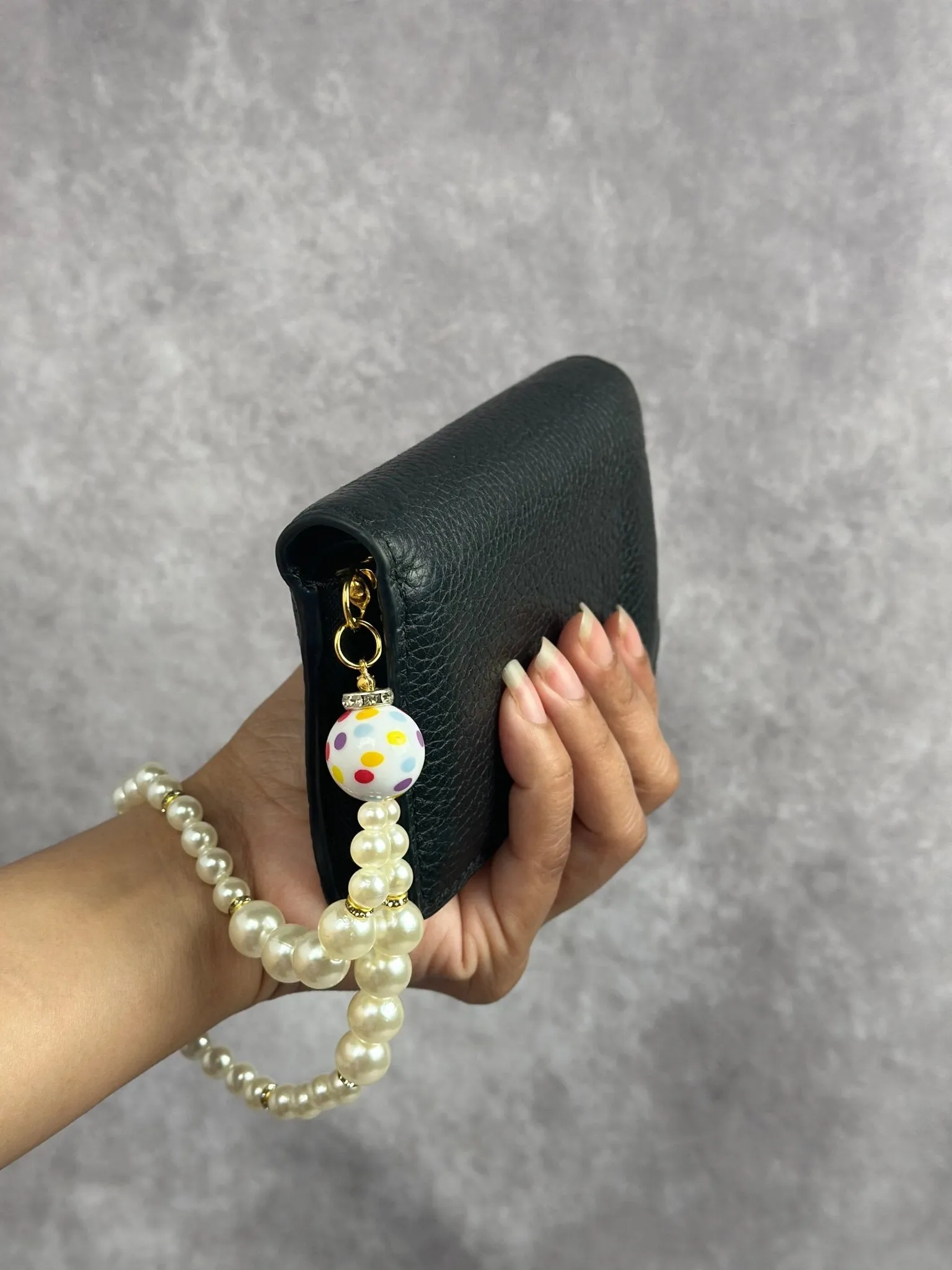 Bubble Gum Beaded Wristlet Strap for Wallets/ Phone Cases