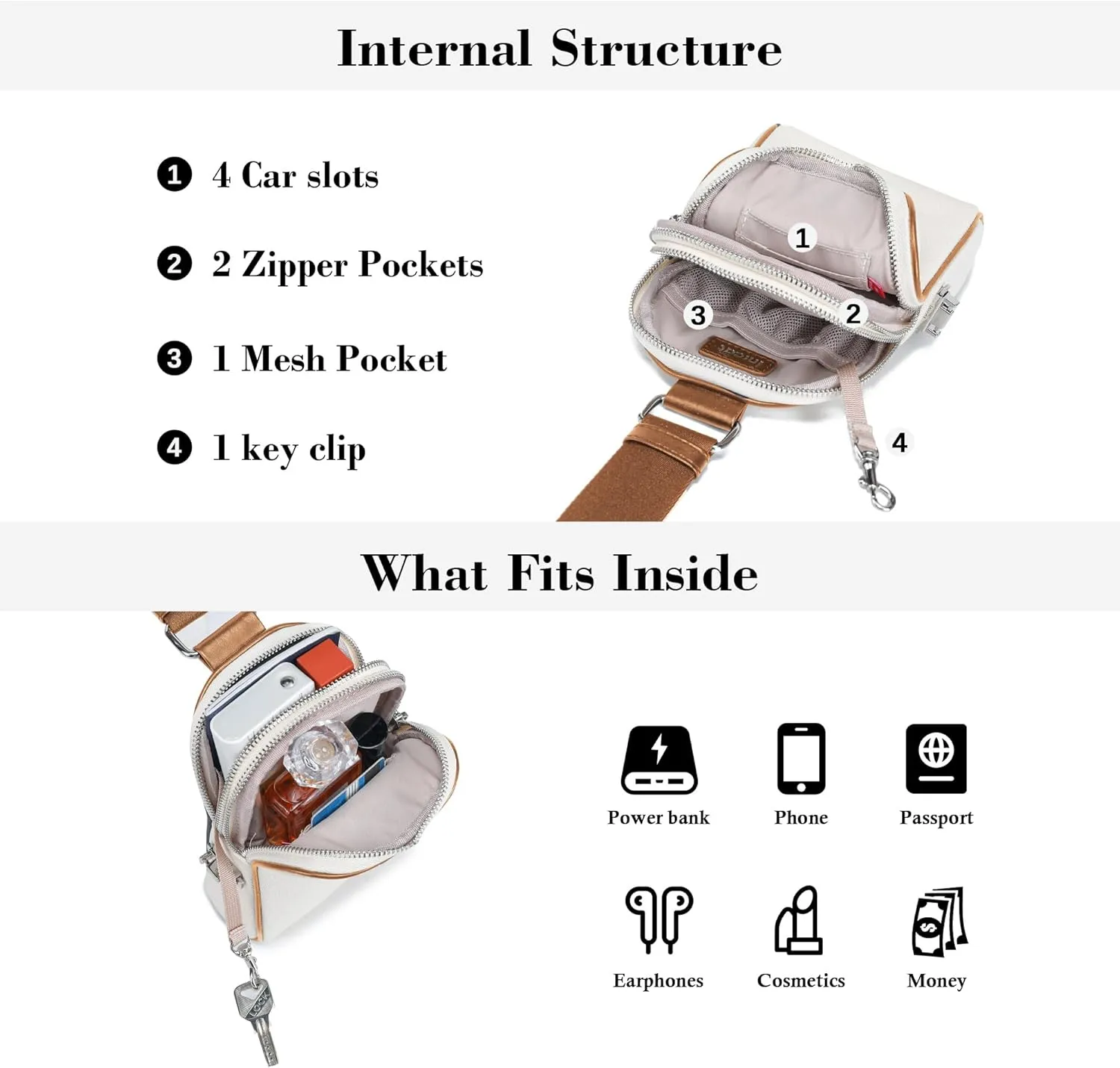 Canvas Small Sling Bag for Women Men Anti Theft Crossbody Bags RFID Blocking Cross Body Bag for Woman Travel Sling Purse