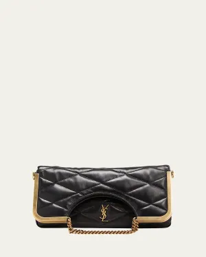 Cerniera YSL Quilted Leather Top-Handle Bag