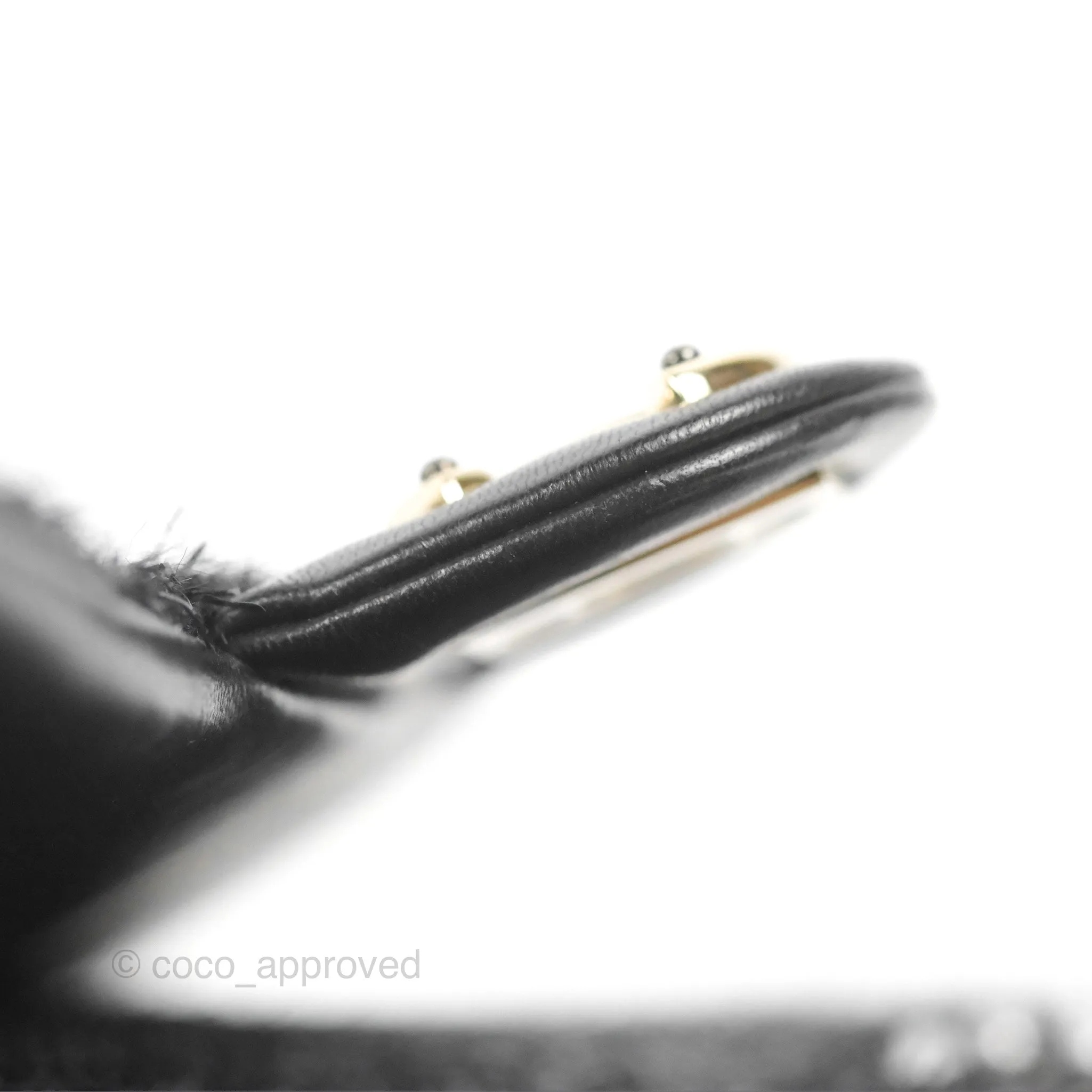 Chanel Black Faux Pearl Embellished Tweed Mini Cosmos Flap Bag