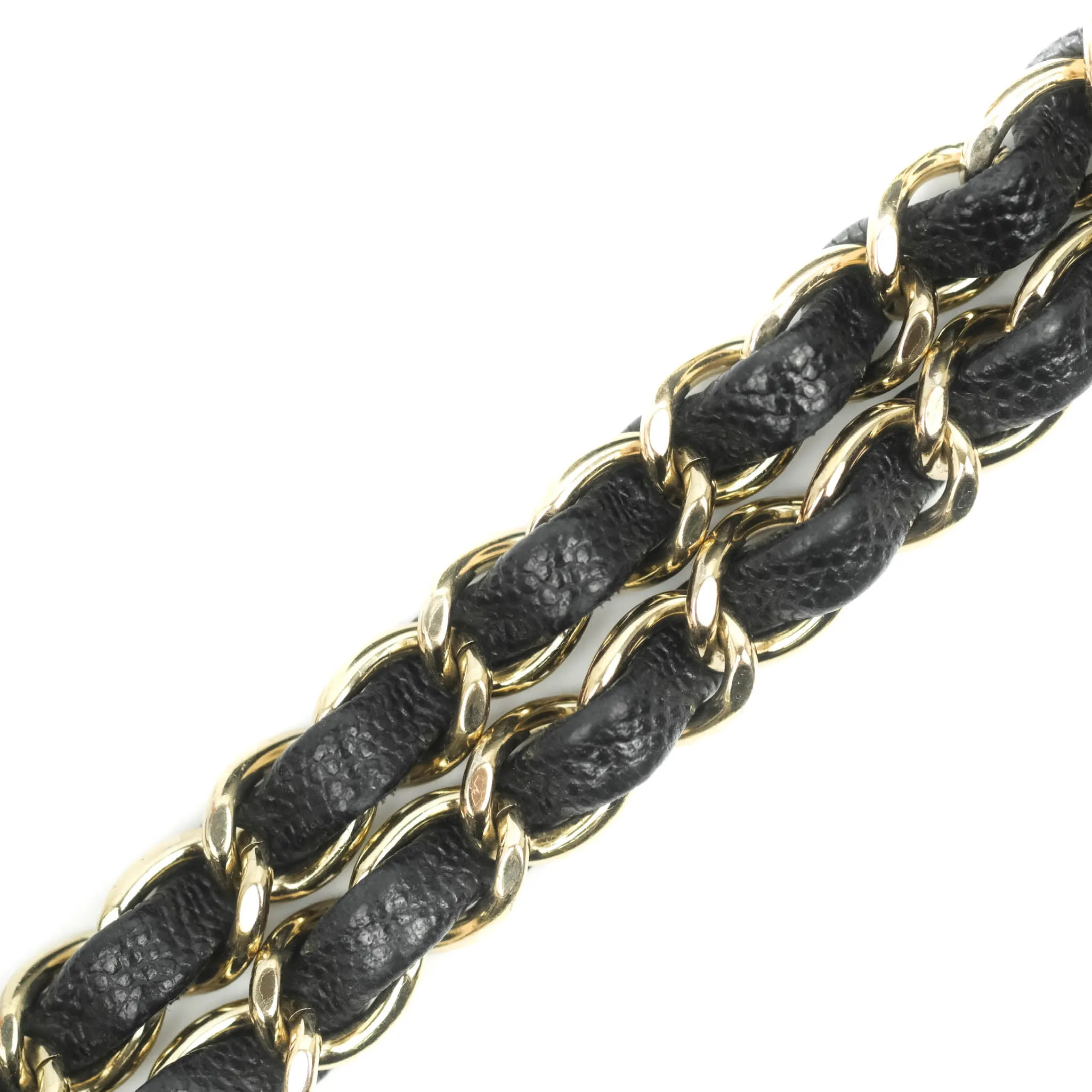 Chanel Chevron Mini Rectangular Flap Black Caviar Gold Hardware