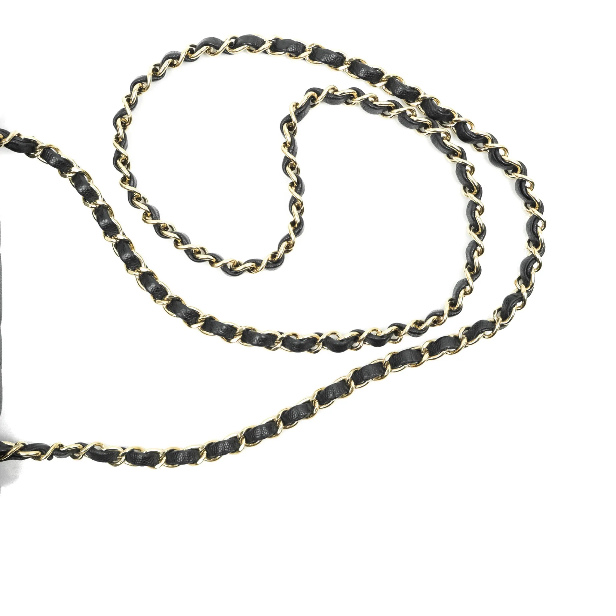Chanel Chevron Mini Rectangular Flap Black Caviar Gold Hardware