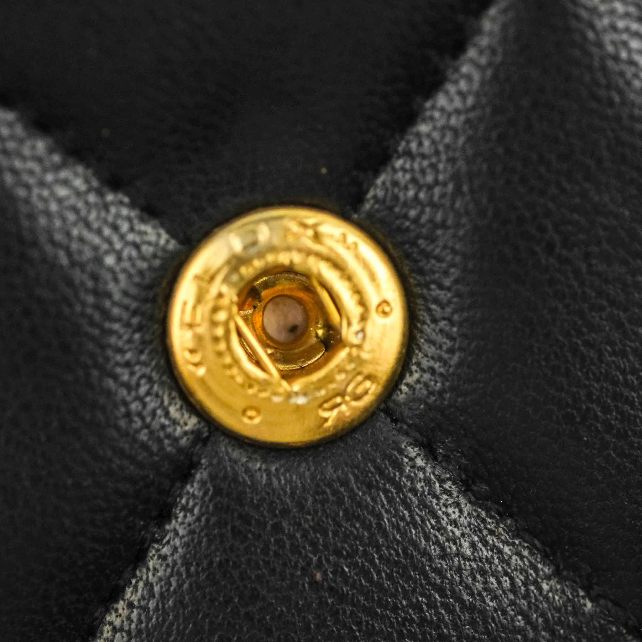 Chanel Classic Double Flap Vintage Black Lambskin 24K Gold Hardware