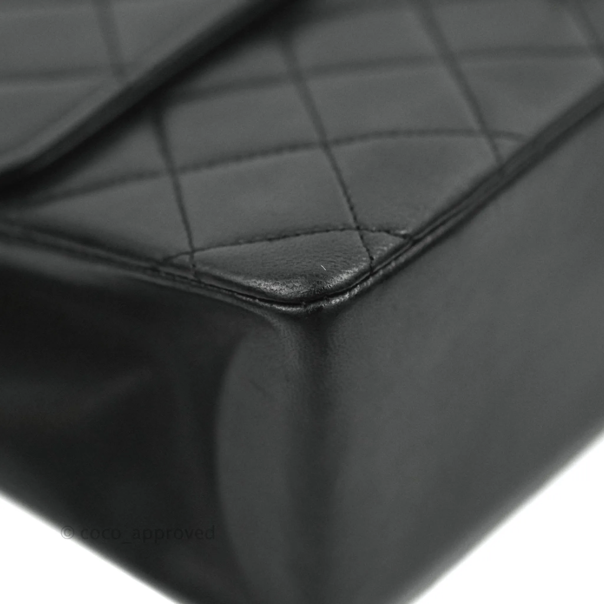 Chanel Classic Double Flap Vintage Black Lambskin 24K Gold Hardware