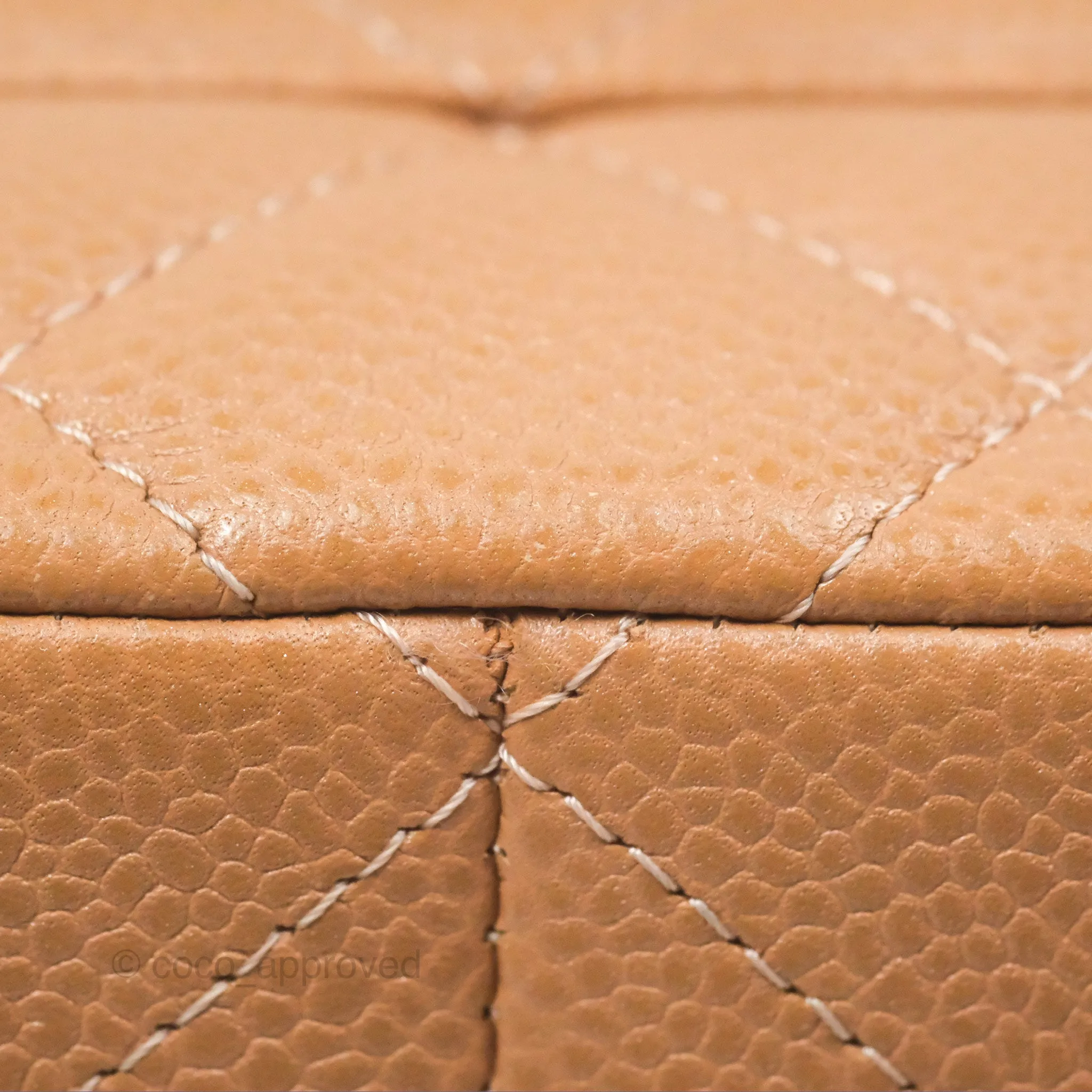 Chanel Classic Jumbo Double Flap Dark Beige Caviar Gold Hardware⁣⁣ 18S