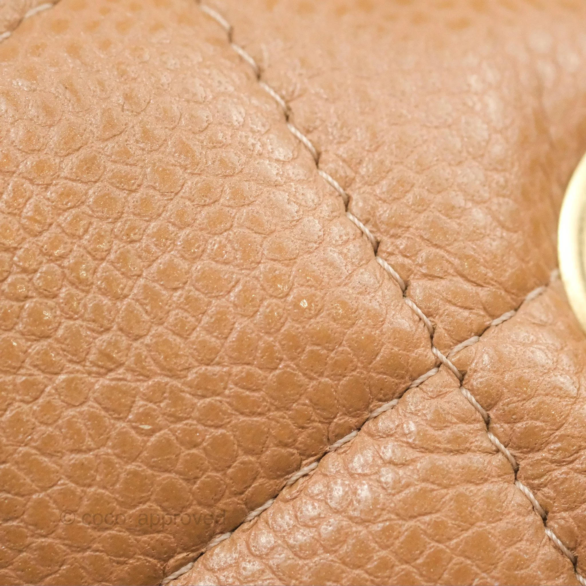 Chanel Classic Jumbo Double Flap Dark Beige Caviar Gold Hardware⁣⁣ 18S