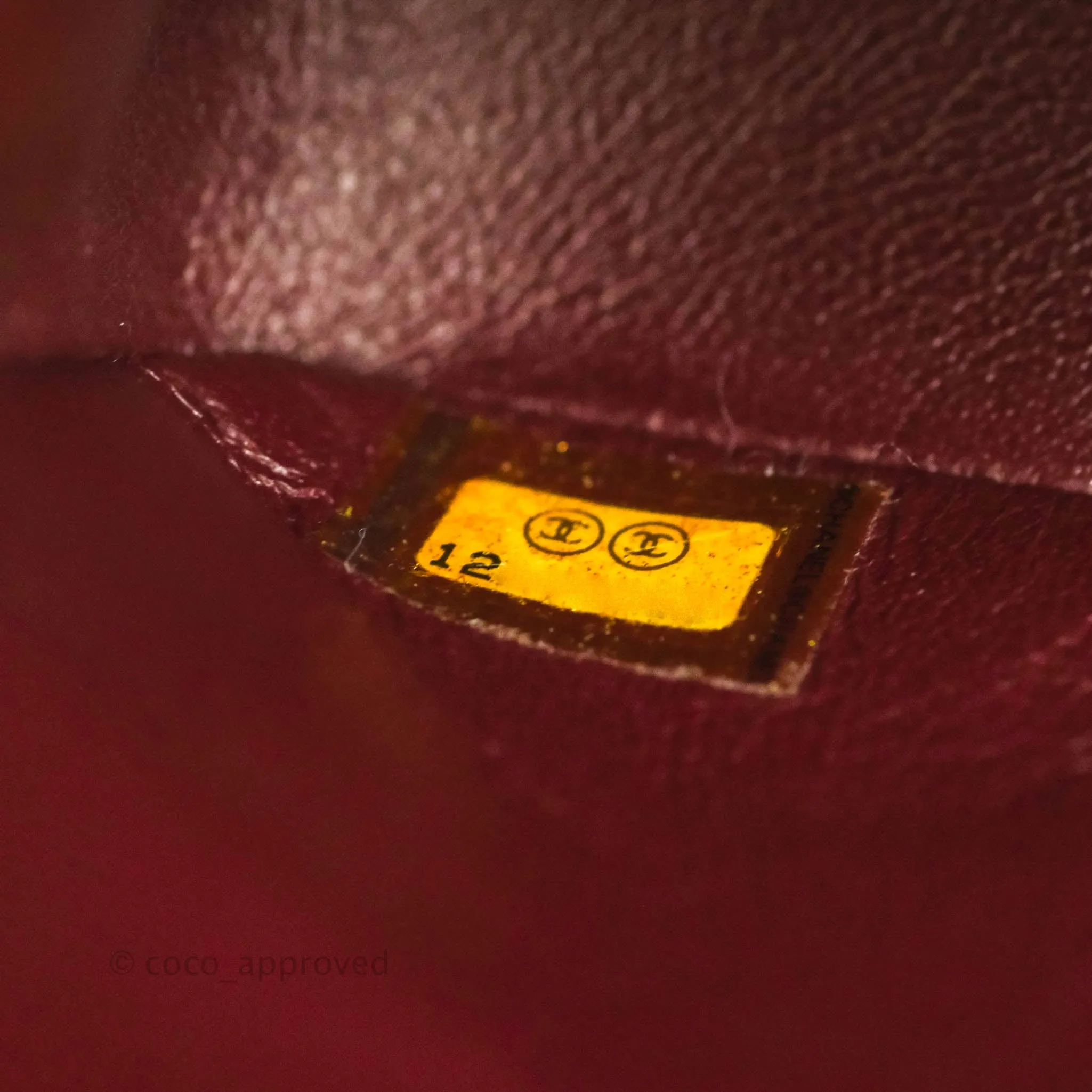 Chanel Classic M/L Flap Bag Black Lambskin Gold Hardware