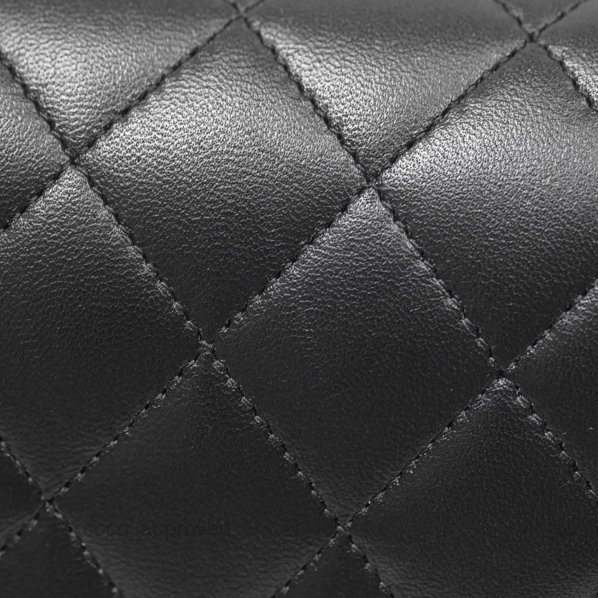 Chanel Classic M/L Medium Flap Quilted Black Lambskin Rose Gold Hardware