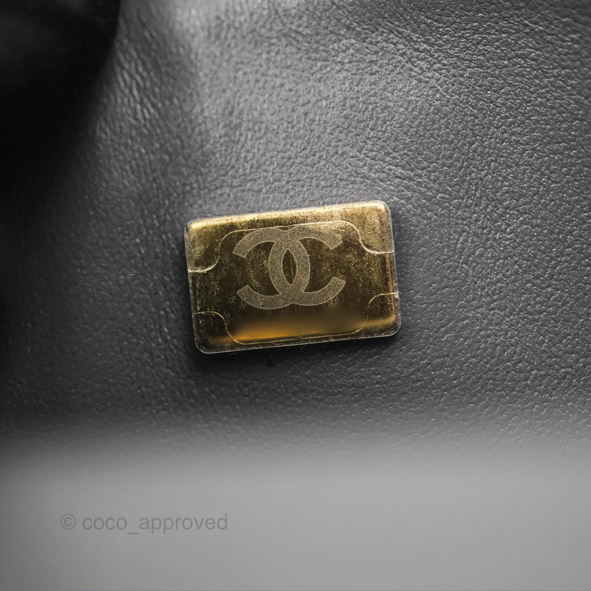Chanel Classic M/L Medium Flap Quilted Grey Lambskin Gold Hardware