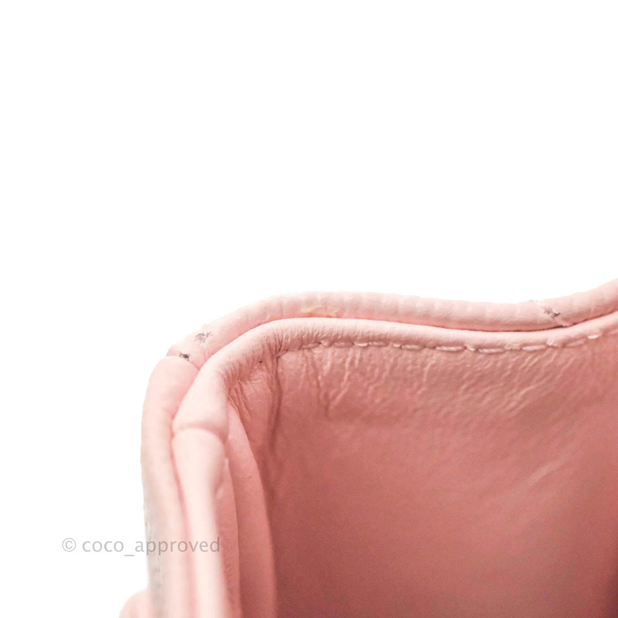 Chanel Classic M/L Medium Flap Quilted Pink Caviar Gold Hardware 22S
