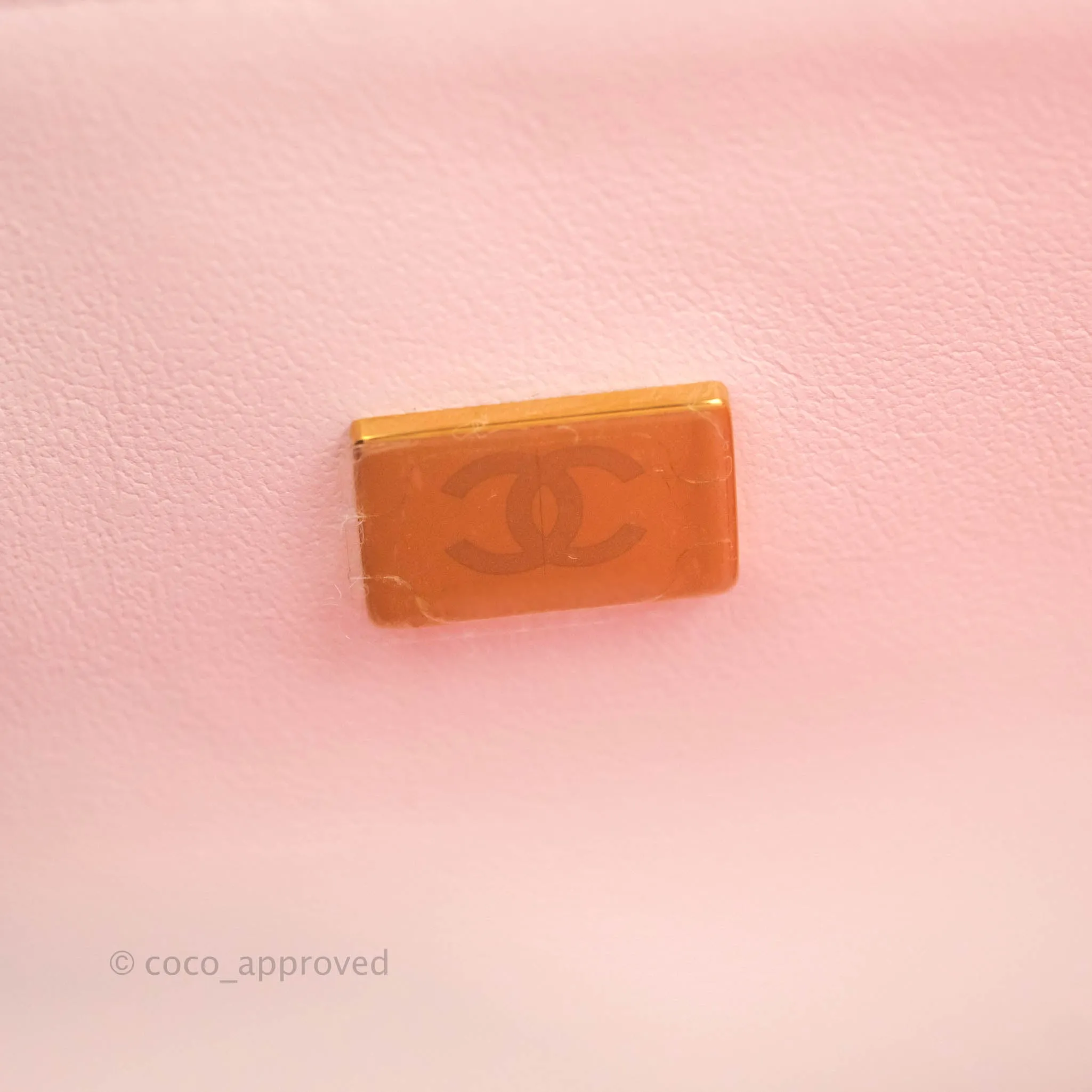 Chanel Classic M/L Medium Flap Quilted Pink Caviar Gold Hardware 22S