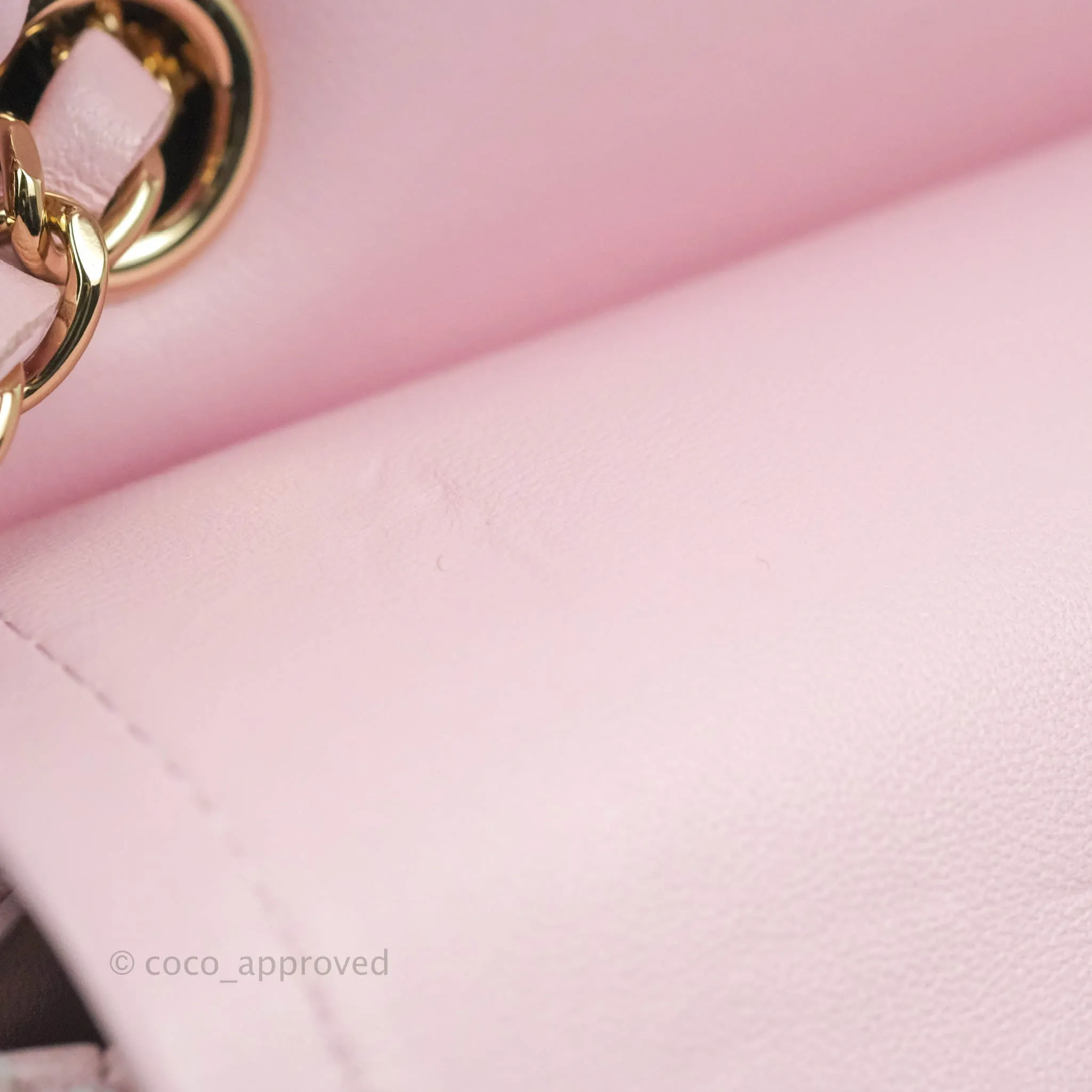 Chanel Classic M/L Medium Quilted Double Flap Bag Pink Tweed Gold Hardware