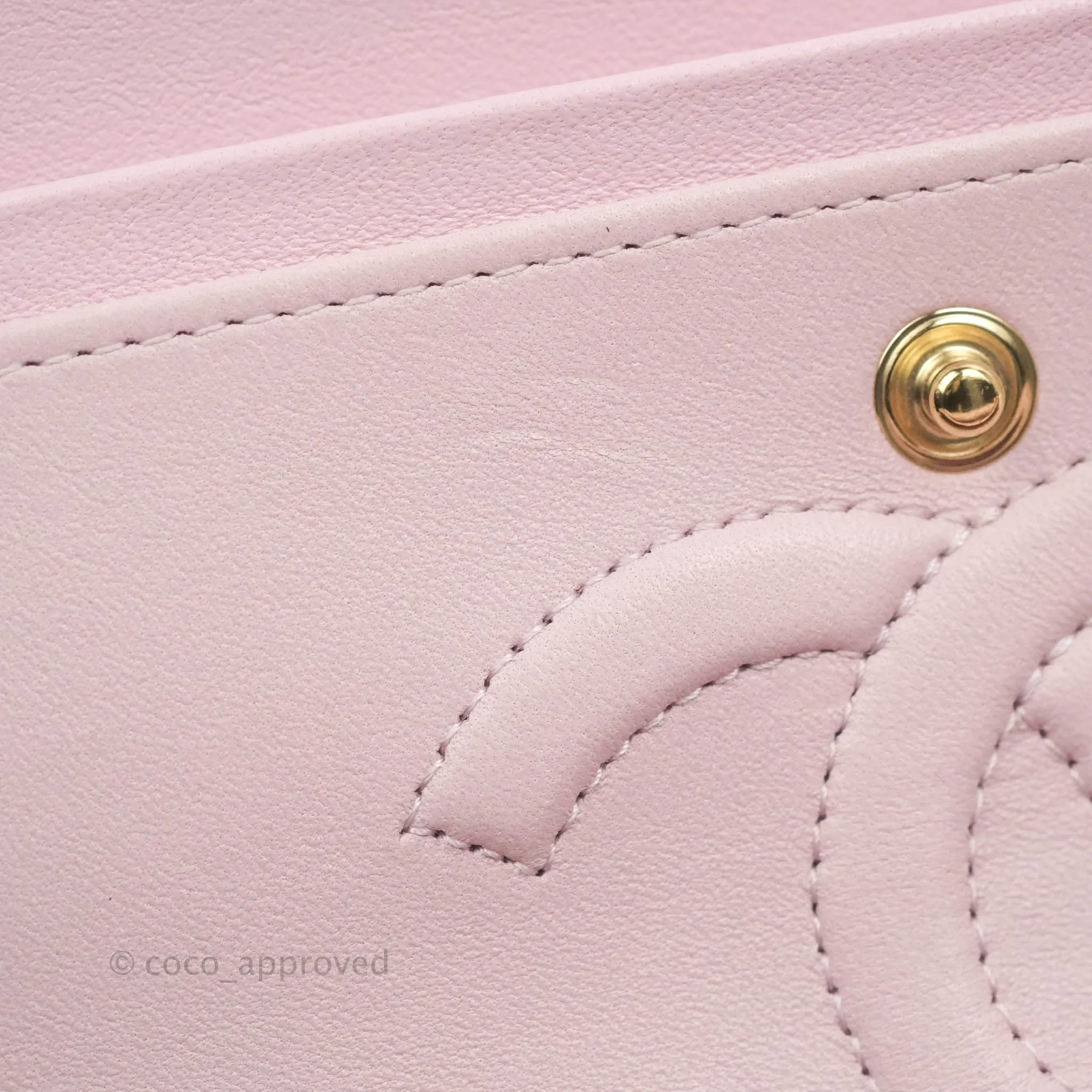 Chanel Classic M/L Medium Quilted Double Flap Bag Pink Tweed Gold Hardware
