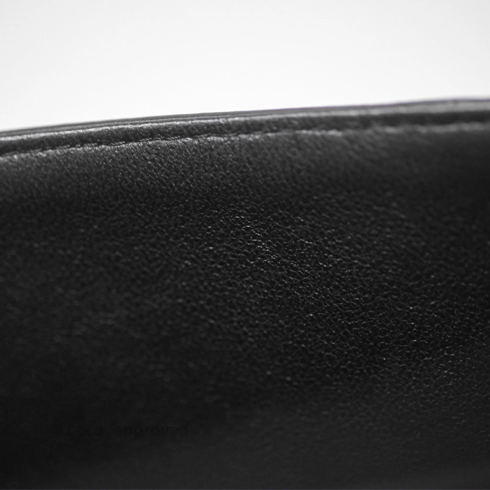 Chanel Classic Quilted M/L Medium Double Flap So Black Calfskin