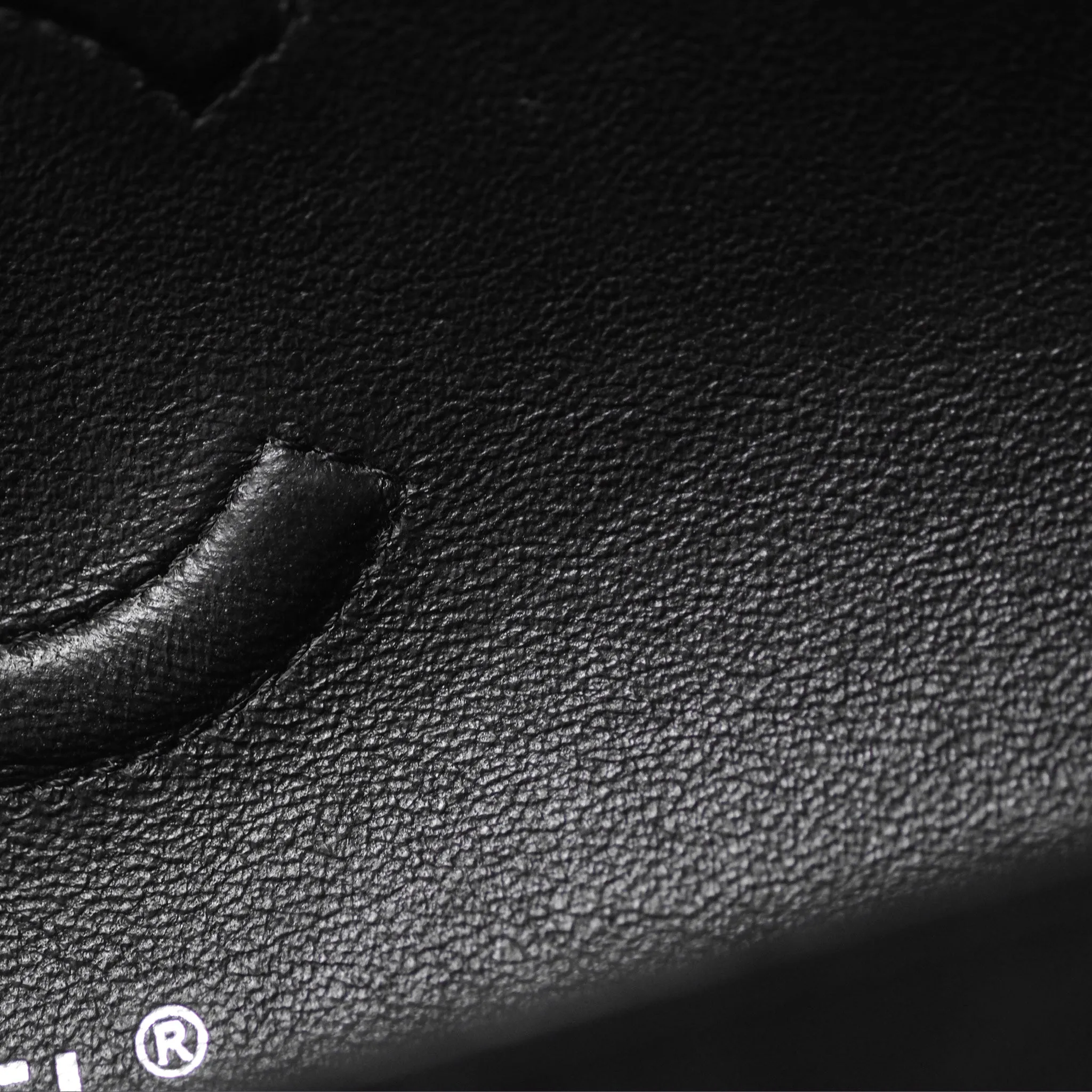 Chanel Classic Quilted M/L Medium Double Flap So Black Calfskin