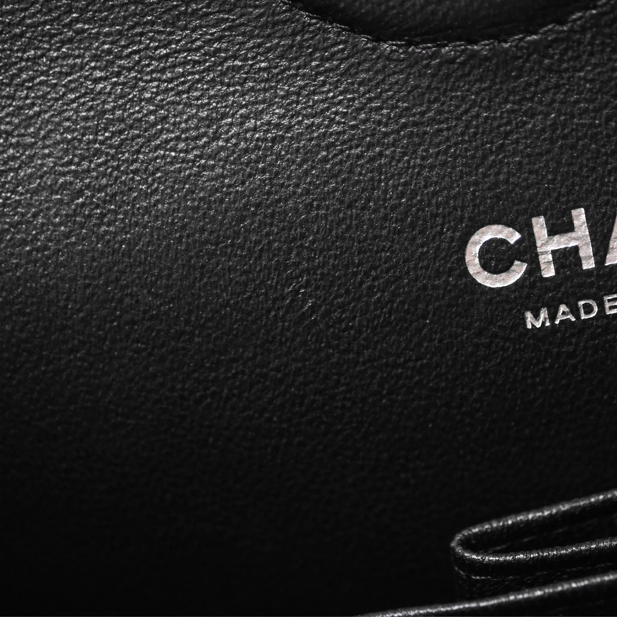 Chanel Classic Quilted M/L Medium Double Flap So Black Calfskin
