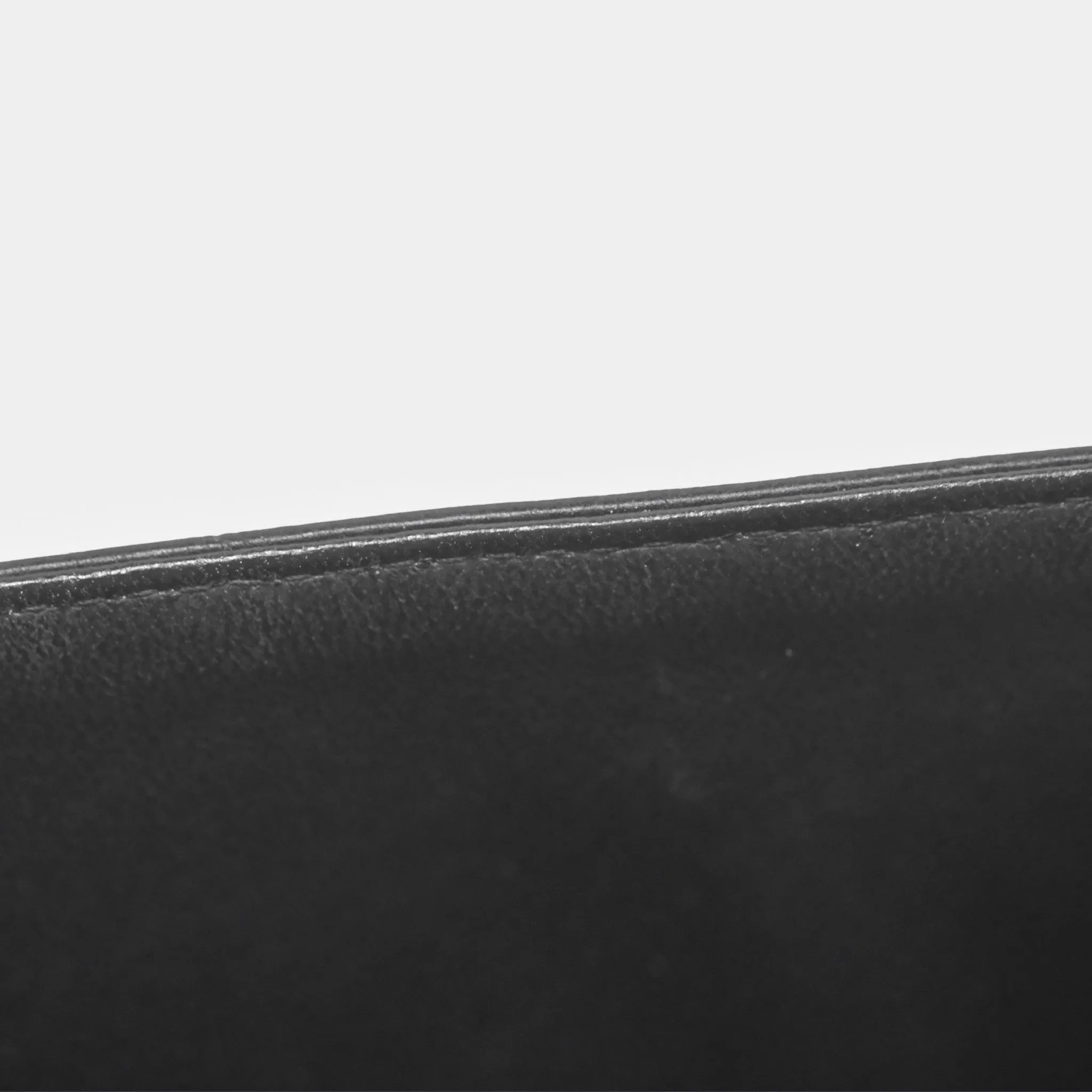 Chanel Classic Quilted M/L Medium Double Flap So Black Calfskin