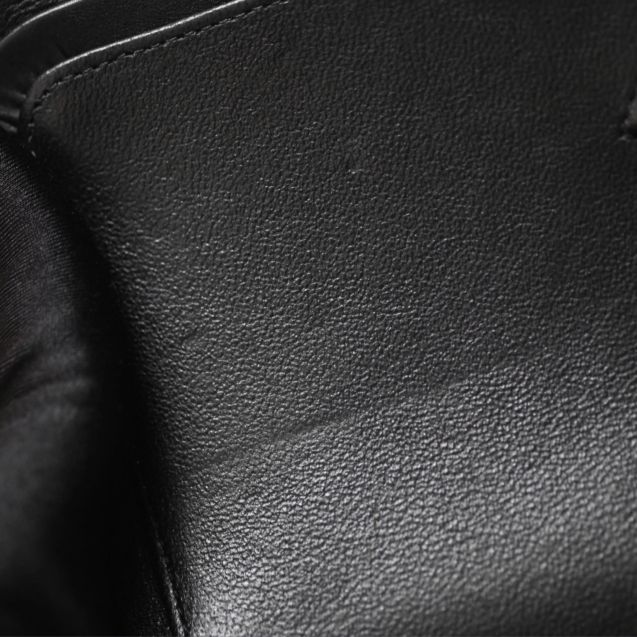 Chanel Classic Quilted M/L Medium Double Flap So Black Calfskin