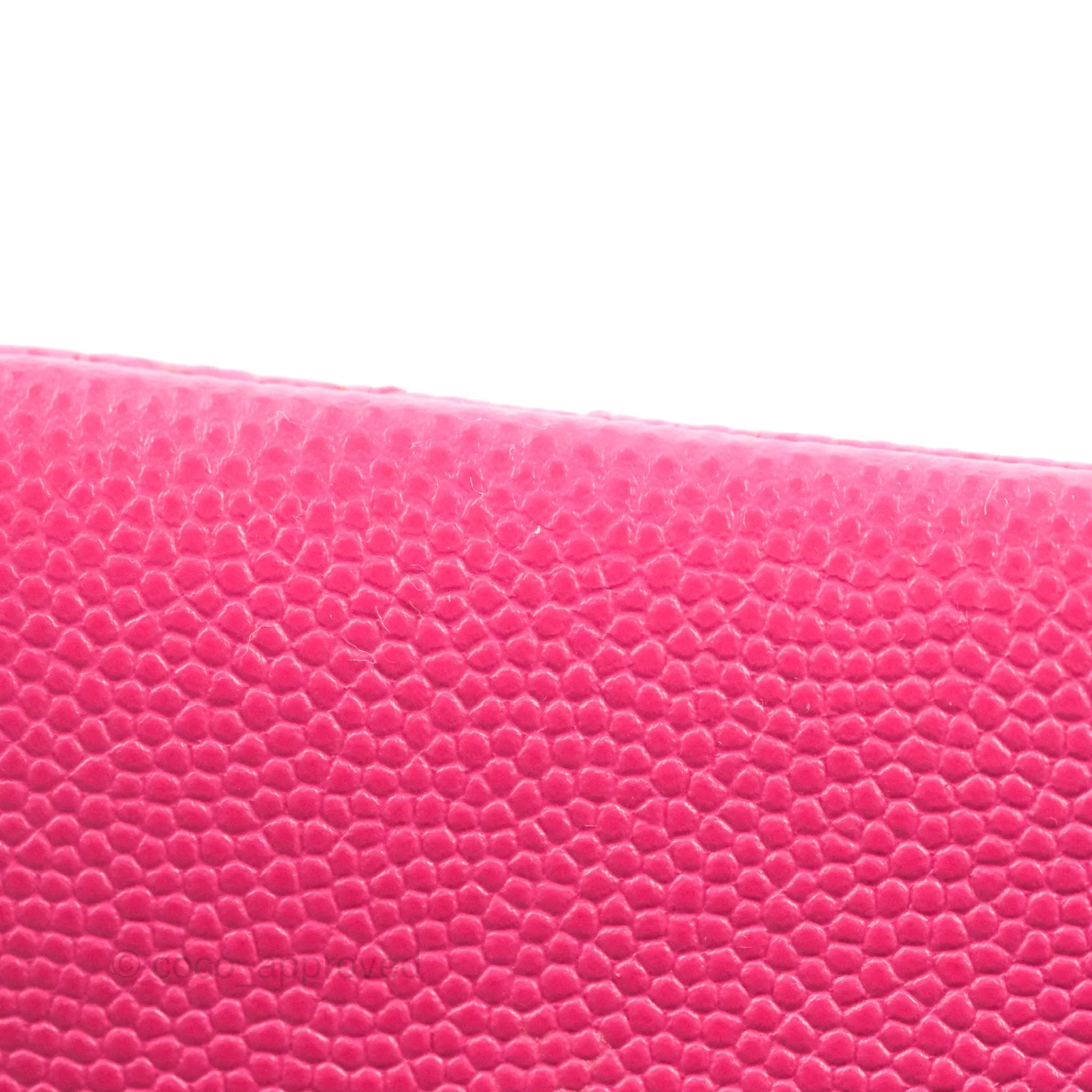 Chanel Classic Quilted M/L Medium Flap Pink Caviar Gold Hardware