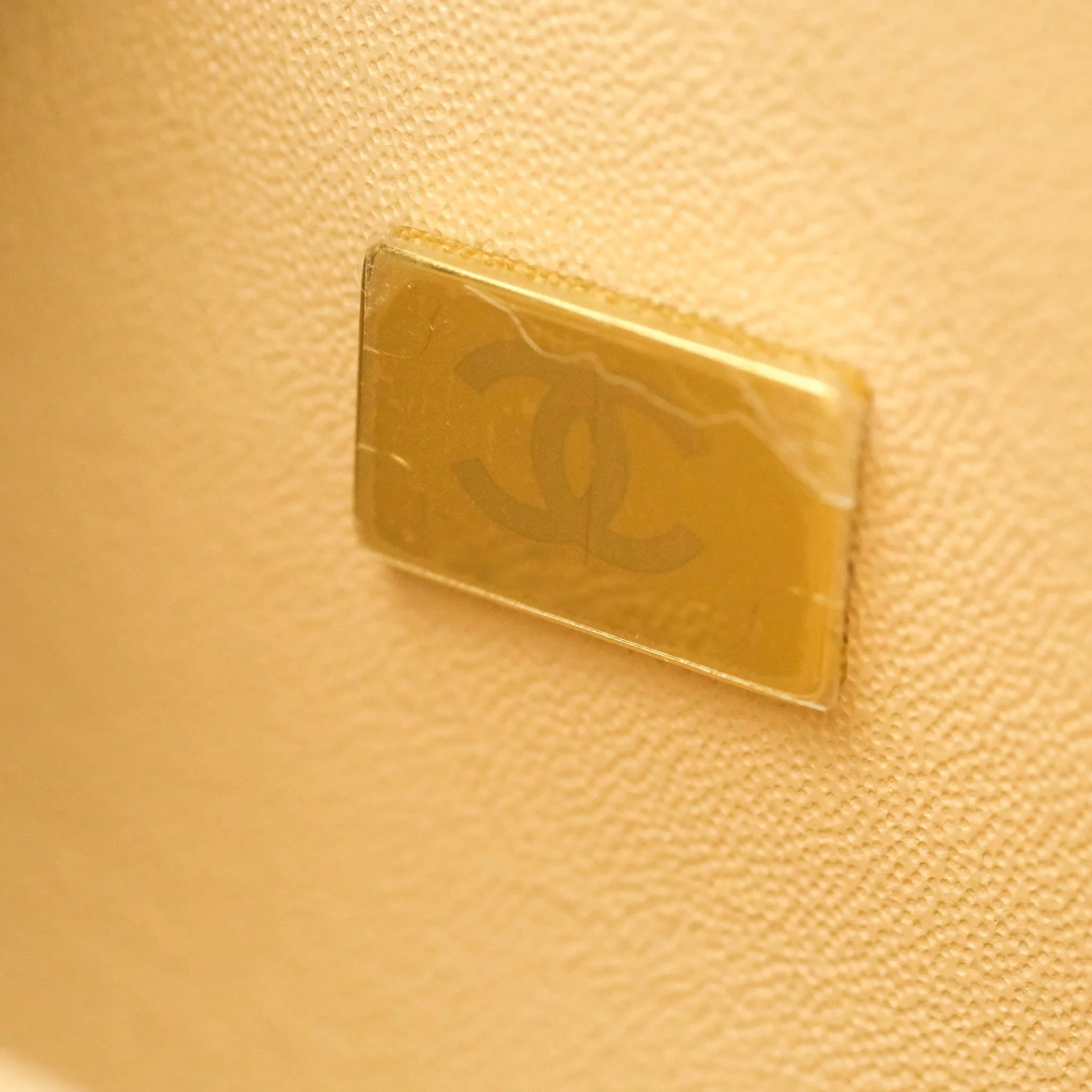 Chanel Classic Small S/M Quilted Flap Beige Caviar Gold Hardware