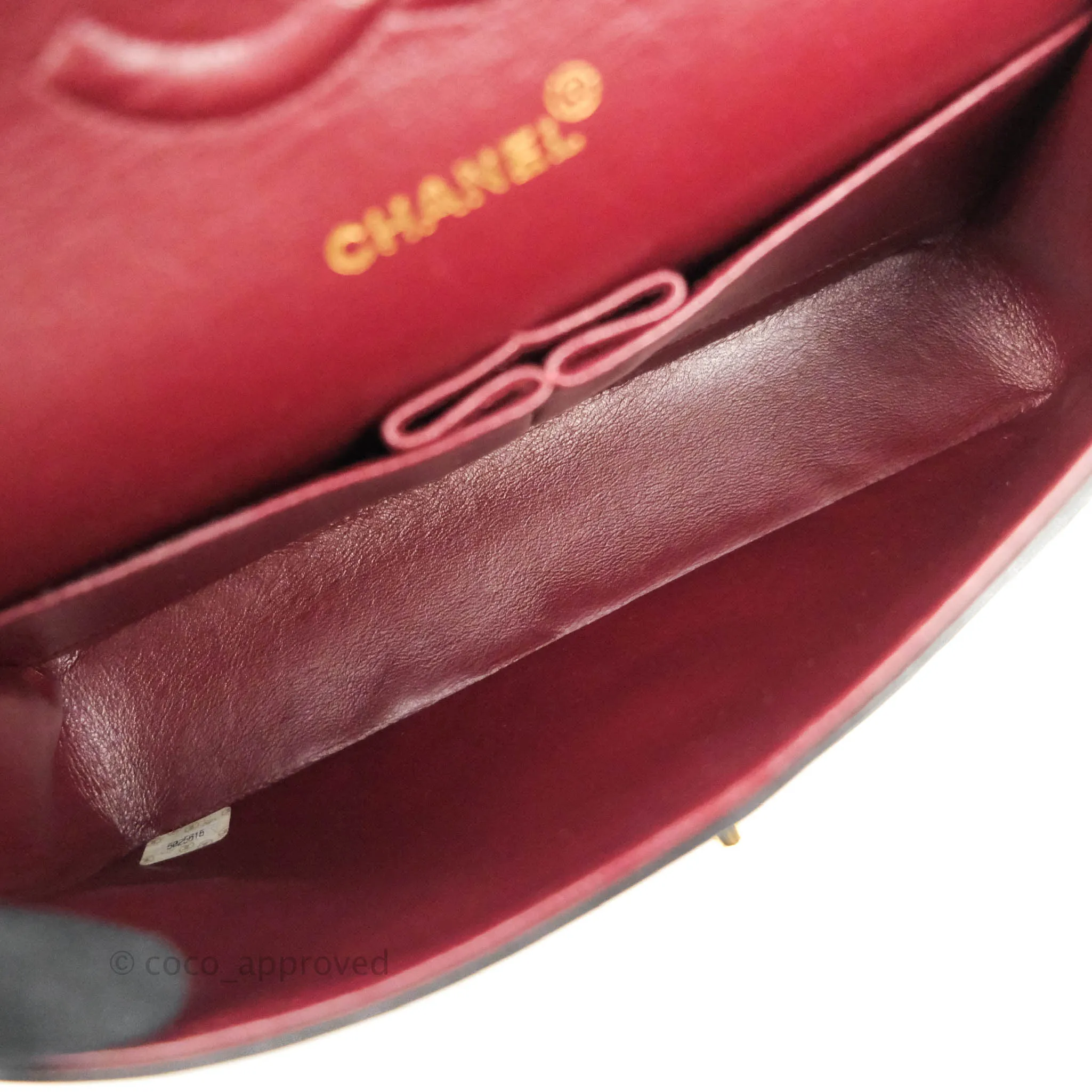 Chanel Classic Vintage Medium Flap Black Lambskin 24K Gold Hardware