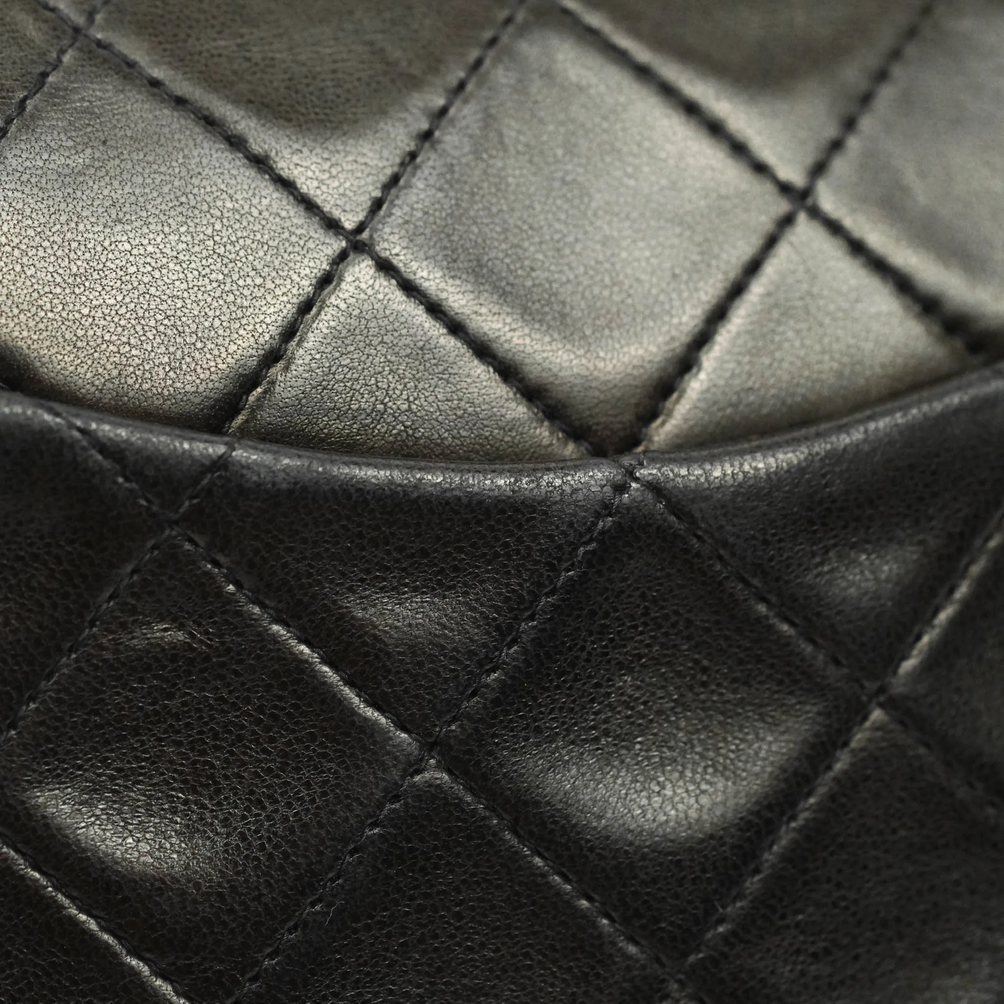 Chanel Classic Vintage Small S/M Flap Dark Brown Lambskin 24K Gold Hardware