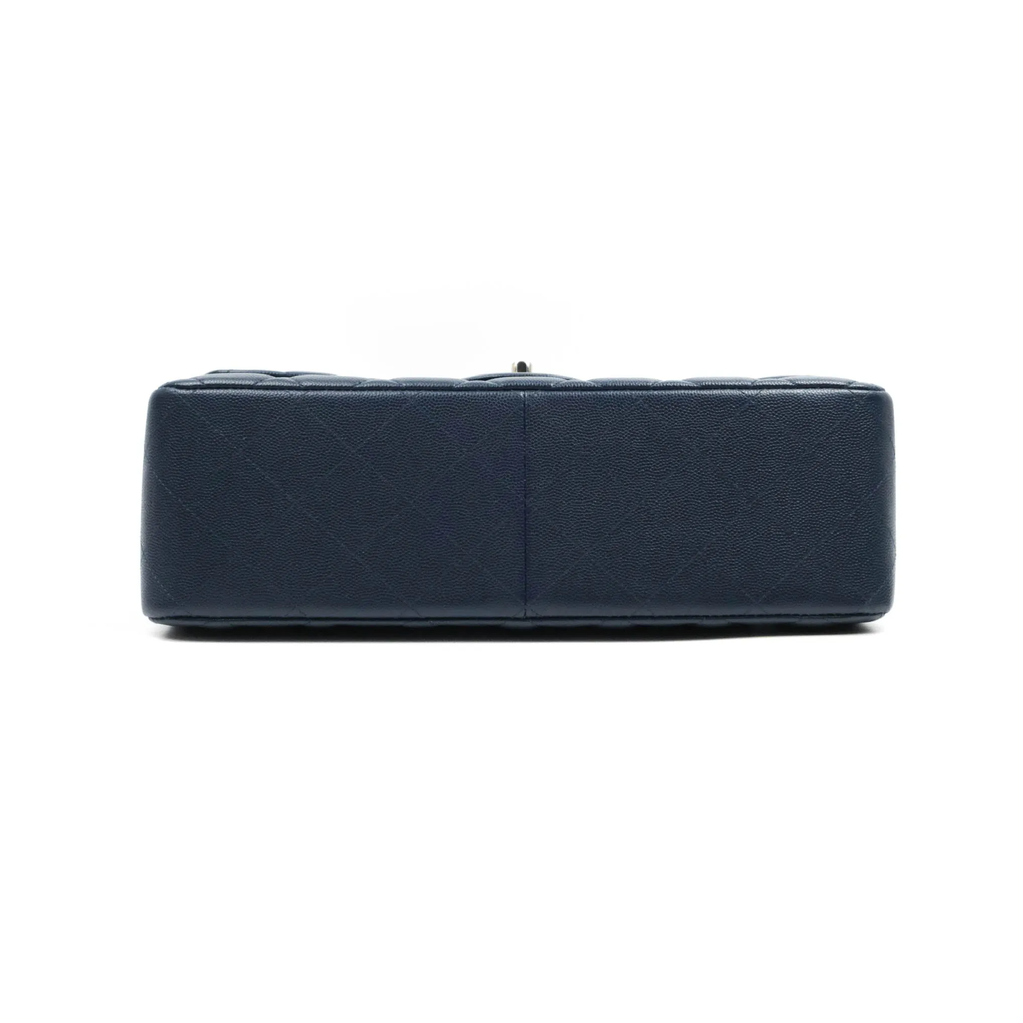 Chanel Jumbo Double Flap Navy Caviar Silver Hardware⁣⁣
