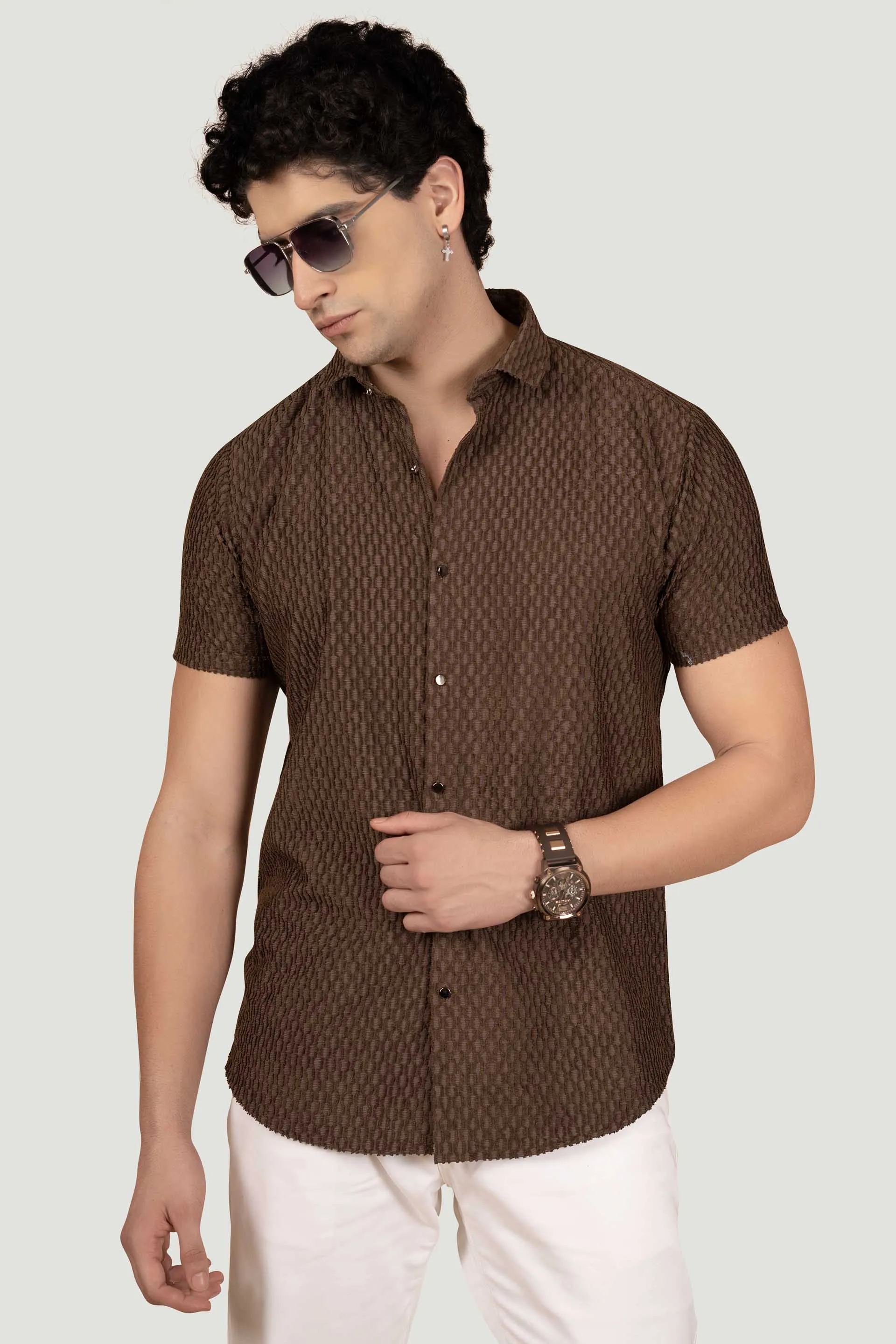 Charlie Brown Knitted- Resort Shirt