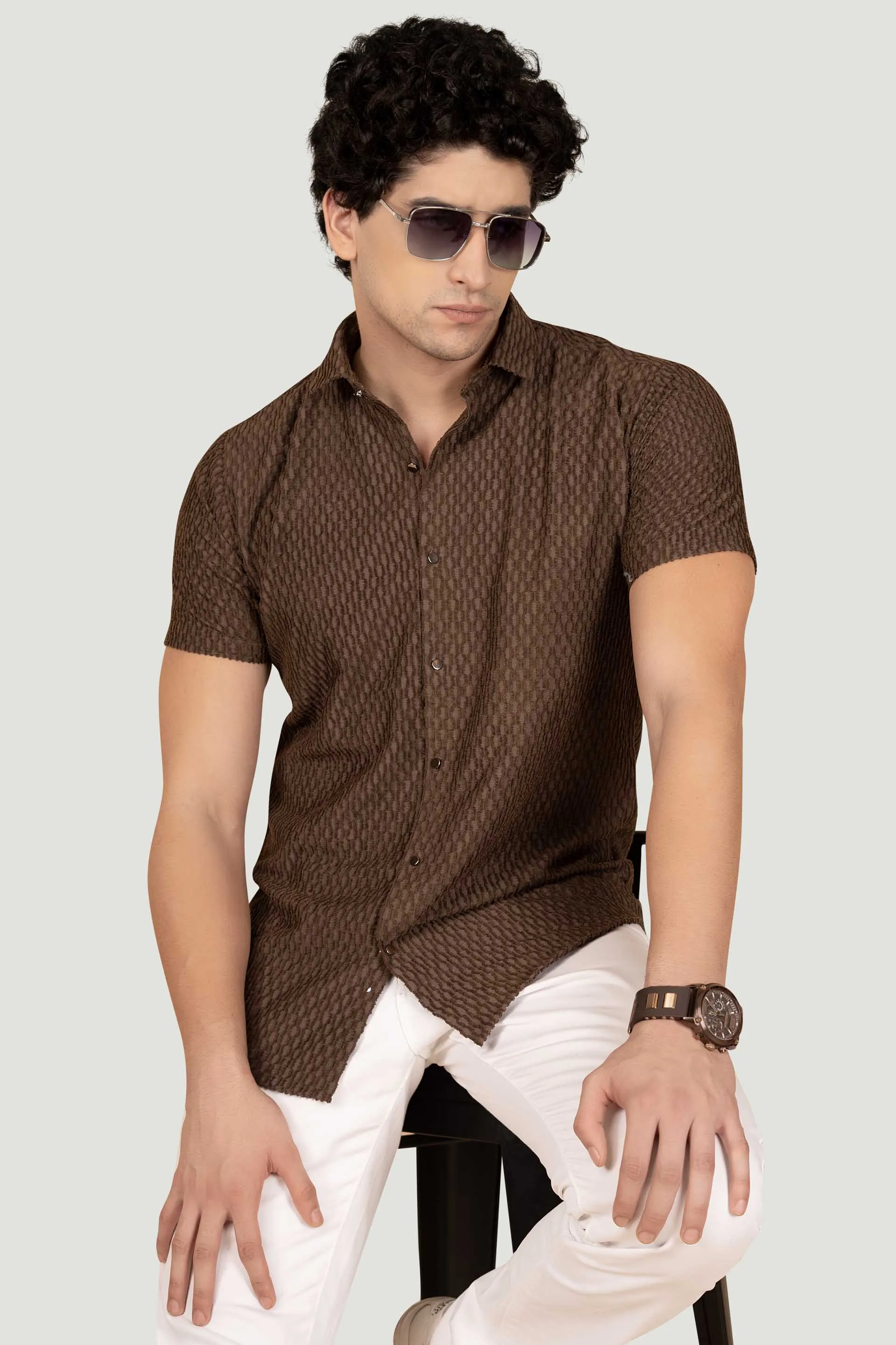 Charlie Brown Knitted- Resort Shirt