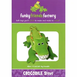 Crocodile Steve Funky Friends Factory Pattern