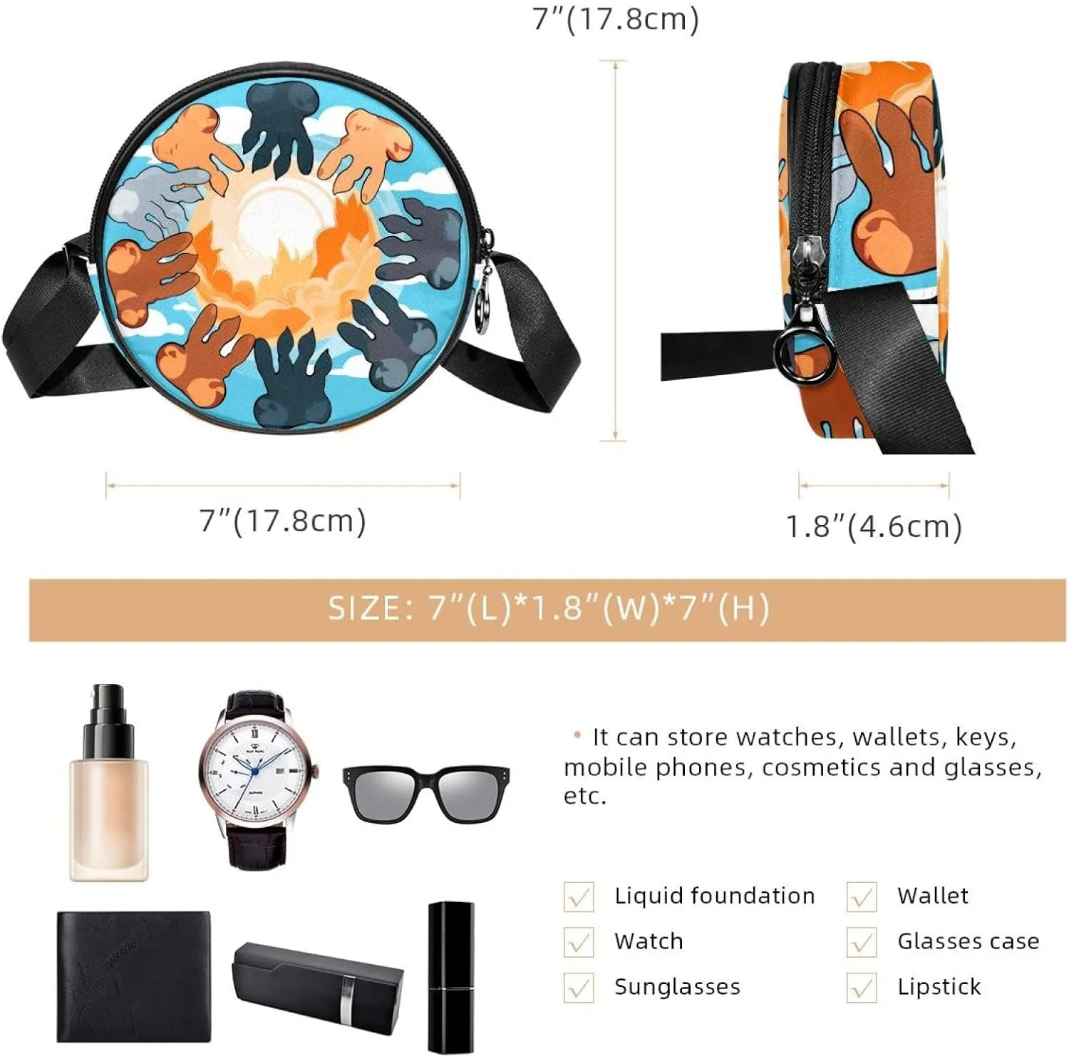 Crossbody Bags for Women,Crossbody Bag Men,Small Sling Bag,Crossbody Purse