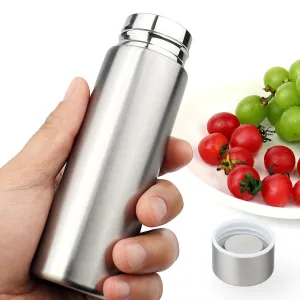 Cute Small Purse Water Bottle, 4.4 Fl. Oz, Mini Slim Flask for Kids Lunchbox, Portable Skinny Handbag Water Bottle, Vacuum Insulated Reusable Leak Proof Stainless Steel Hydroflask Thermos