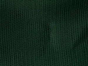 Dark Green Plain Net Fabric