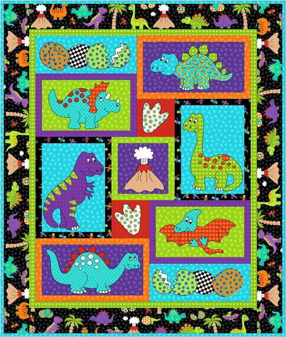 Dino Daze Quilt Pattern