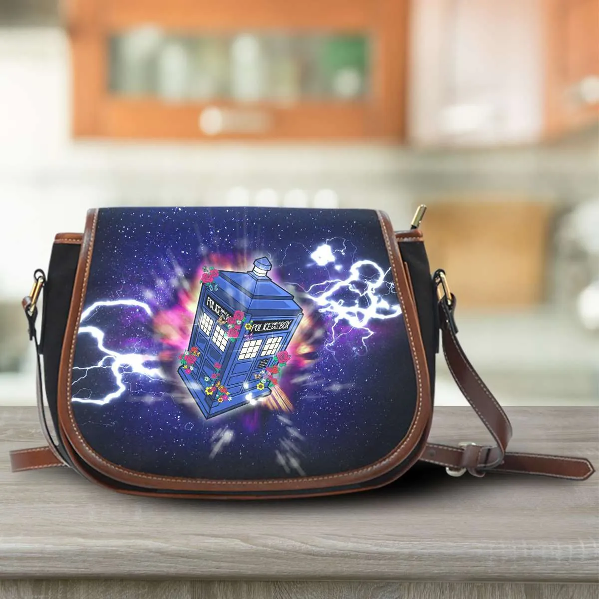 Doctor Who 13th Doctor Canvas Saddlebag Style Crossbody Purse