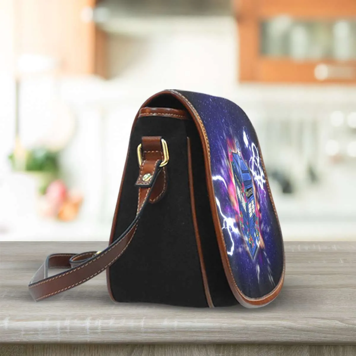 Doctor Who 13th Doctor Canvas Saddlebag Style Crossbody Purse