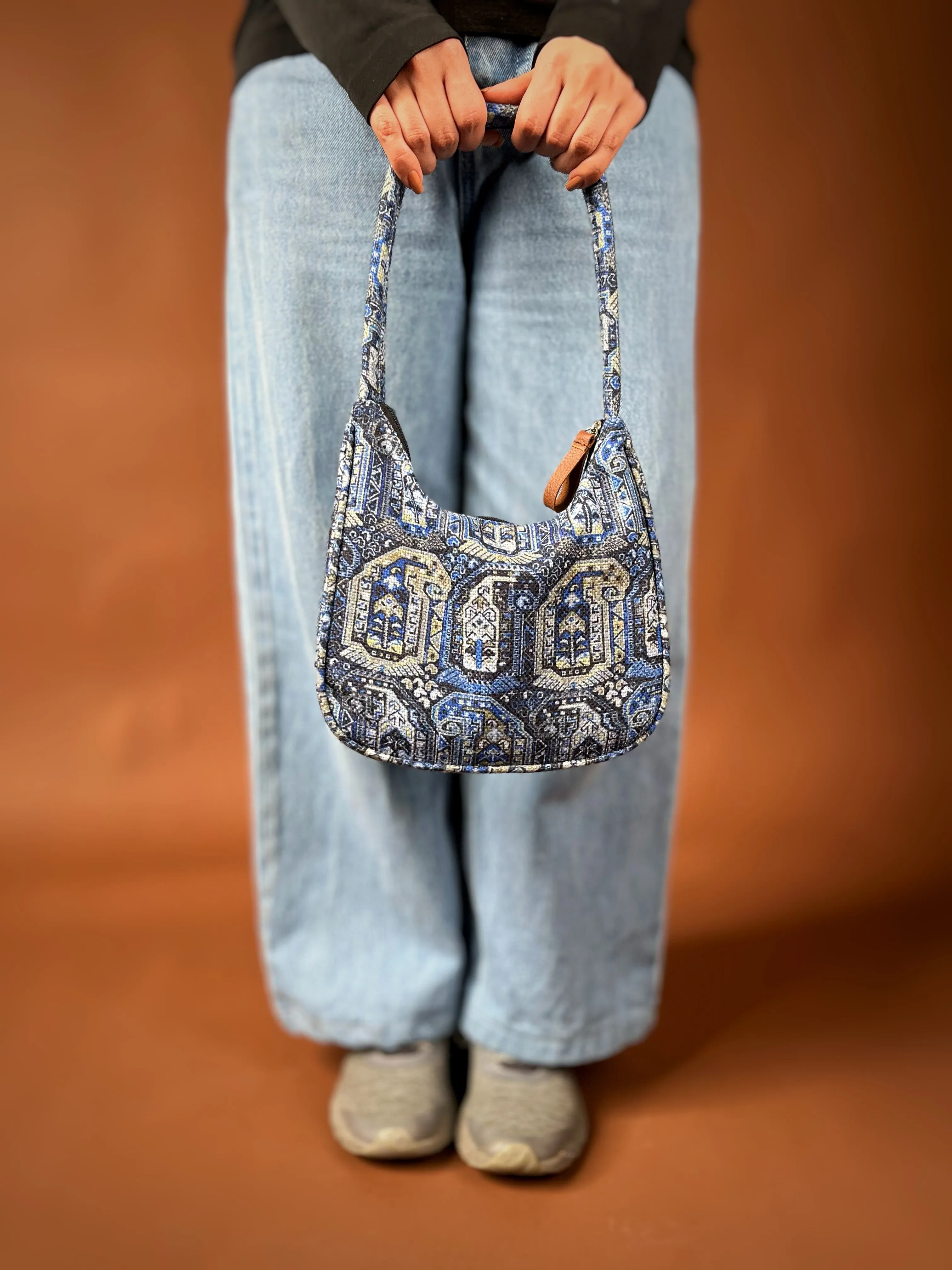 Dofre Elle Shoulder Bag - Orange Pattern