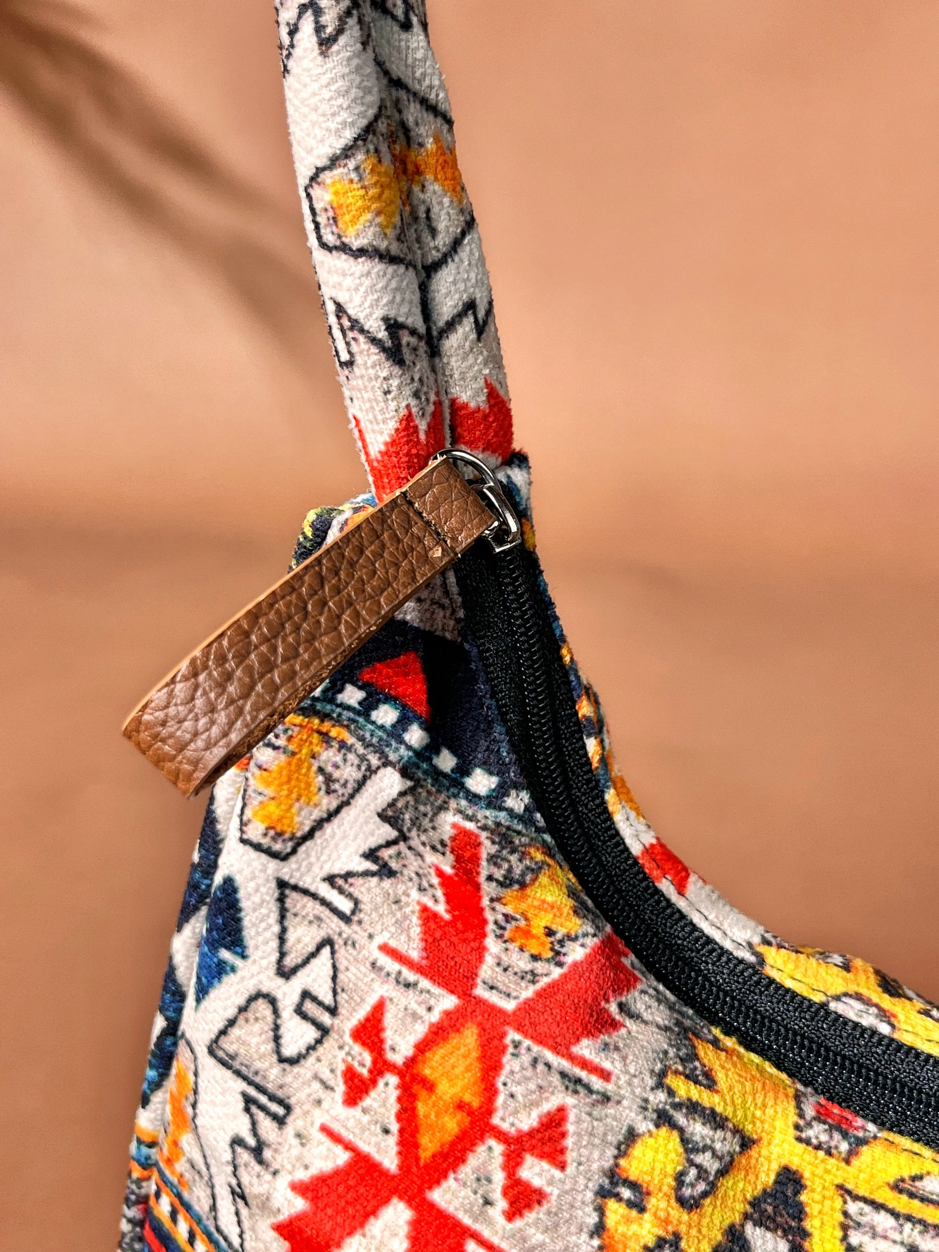 Dofre Elle Shoulder Bag - Orange Pattern