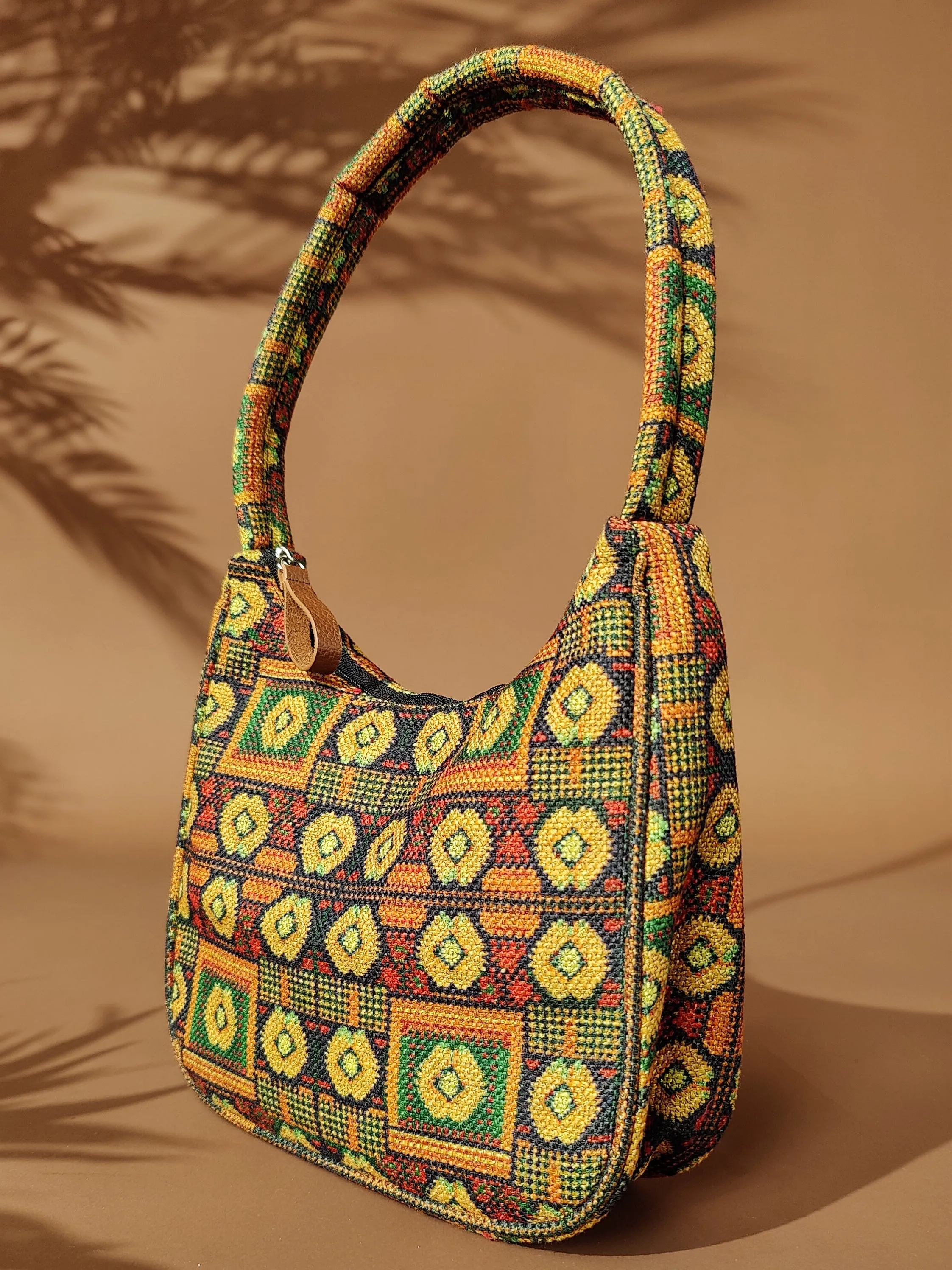 Dofre Elle Shoulder Bag - Orange Pattern